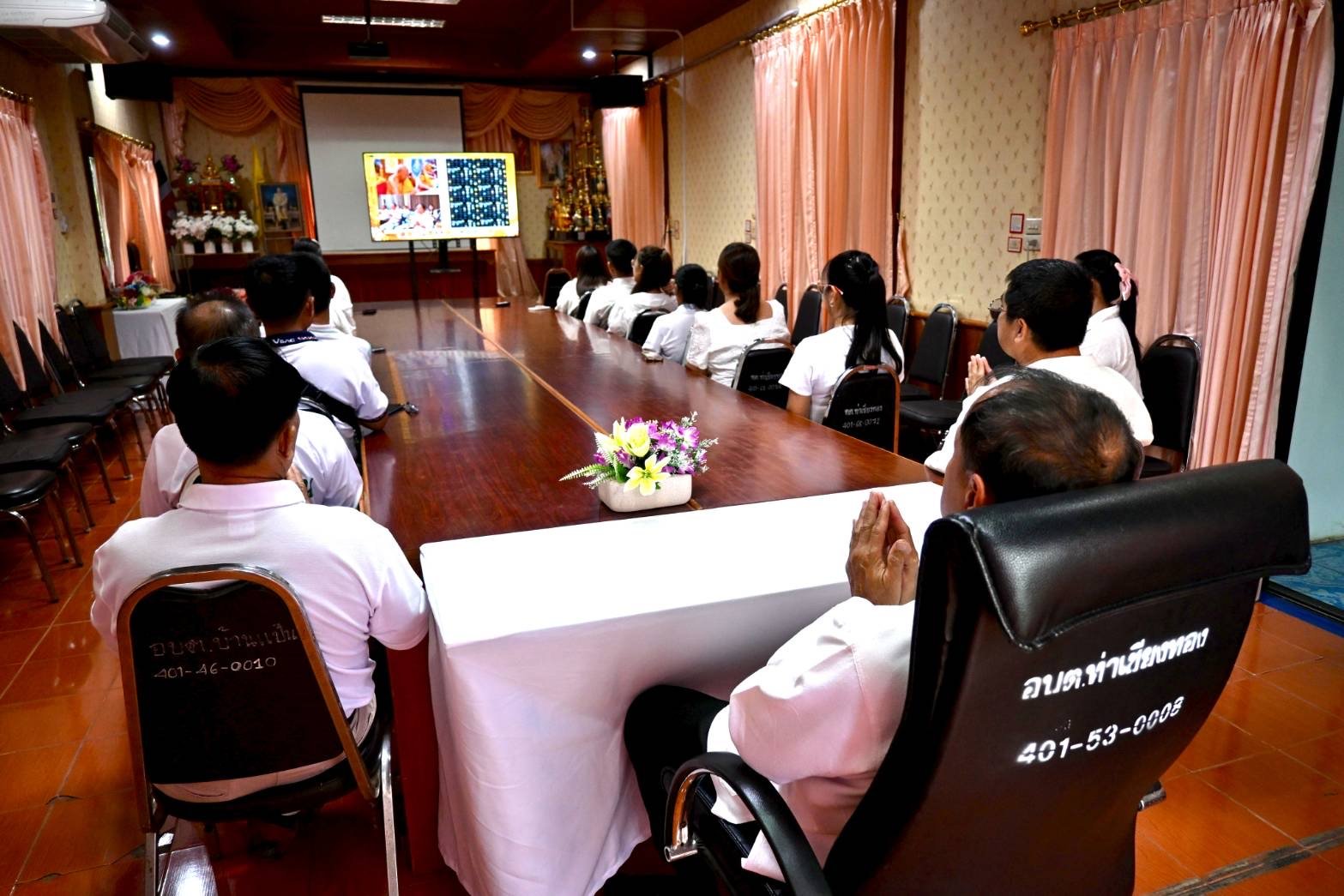 ร่วมพิธีเจริญพระพุทธมนต์เจริญจิตภาวนา (ออนไลน์) และร่วมกิจกรรมรวมพลังสร้างสัปปายะสู่วัดด้วยวิถี 5 ส.