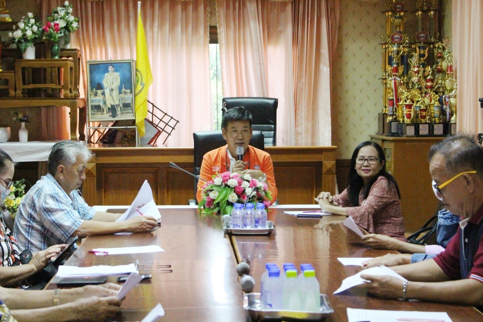 ประชุมวางแผนการดำเนินกิจกรรมชมรมผู้สูงอายุในปีงบประมาณ 2567