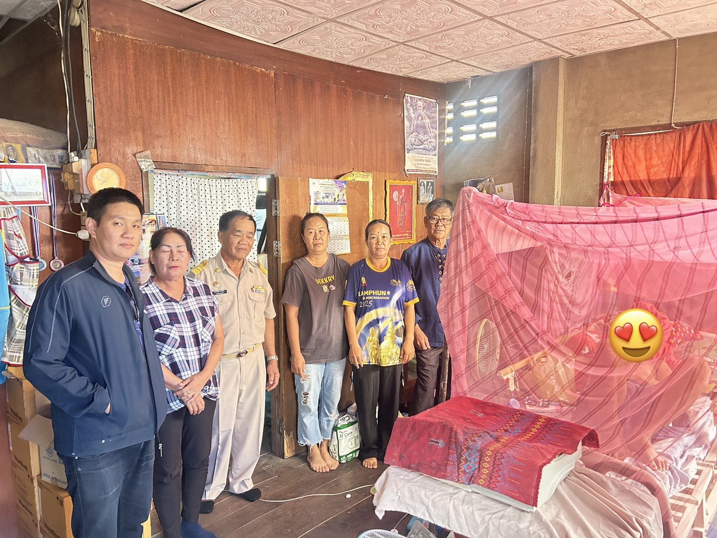 ลงพื้นที่เยี่ยมผู้ประสบปัญหาทางสังคมหมู่ที่ 1 และหมู่ที่ 9