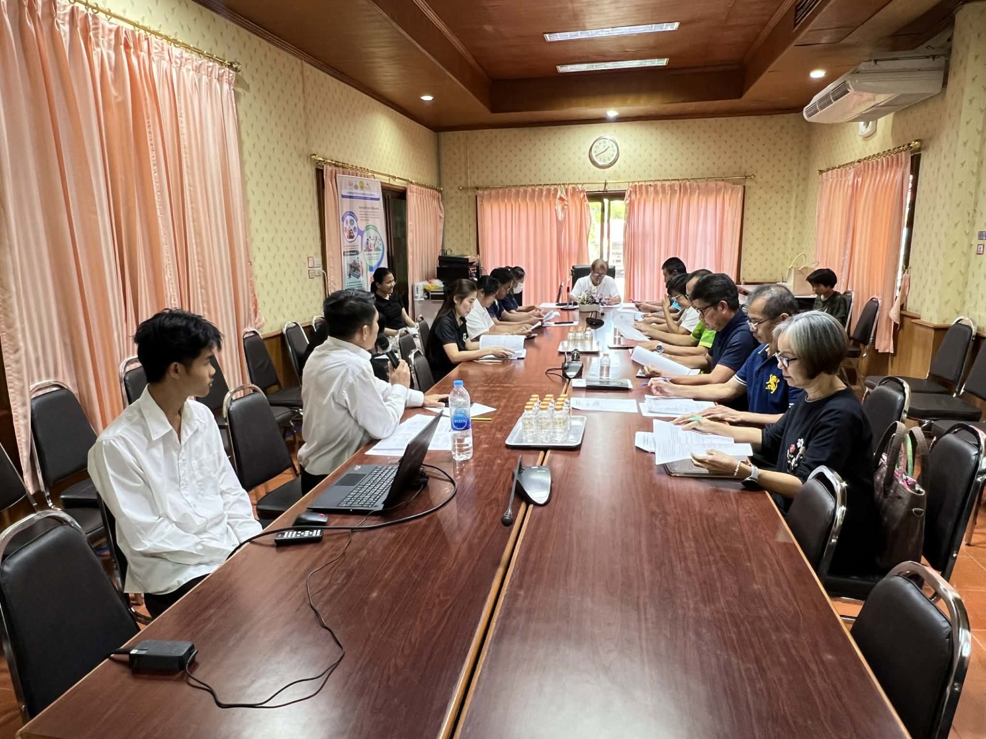  เข้าร่วมประชุมคณะกรรมการกองทุนหลักประกันสุขภาพเทศบาลตำบลท่าเชียงทอง