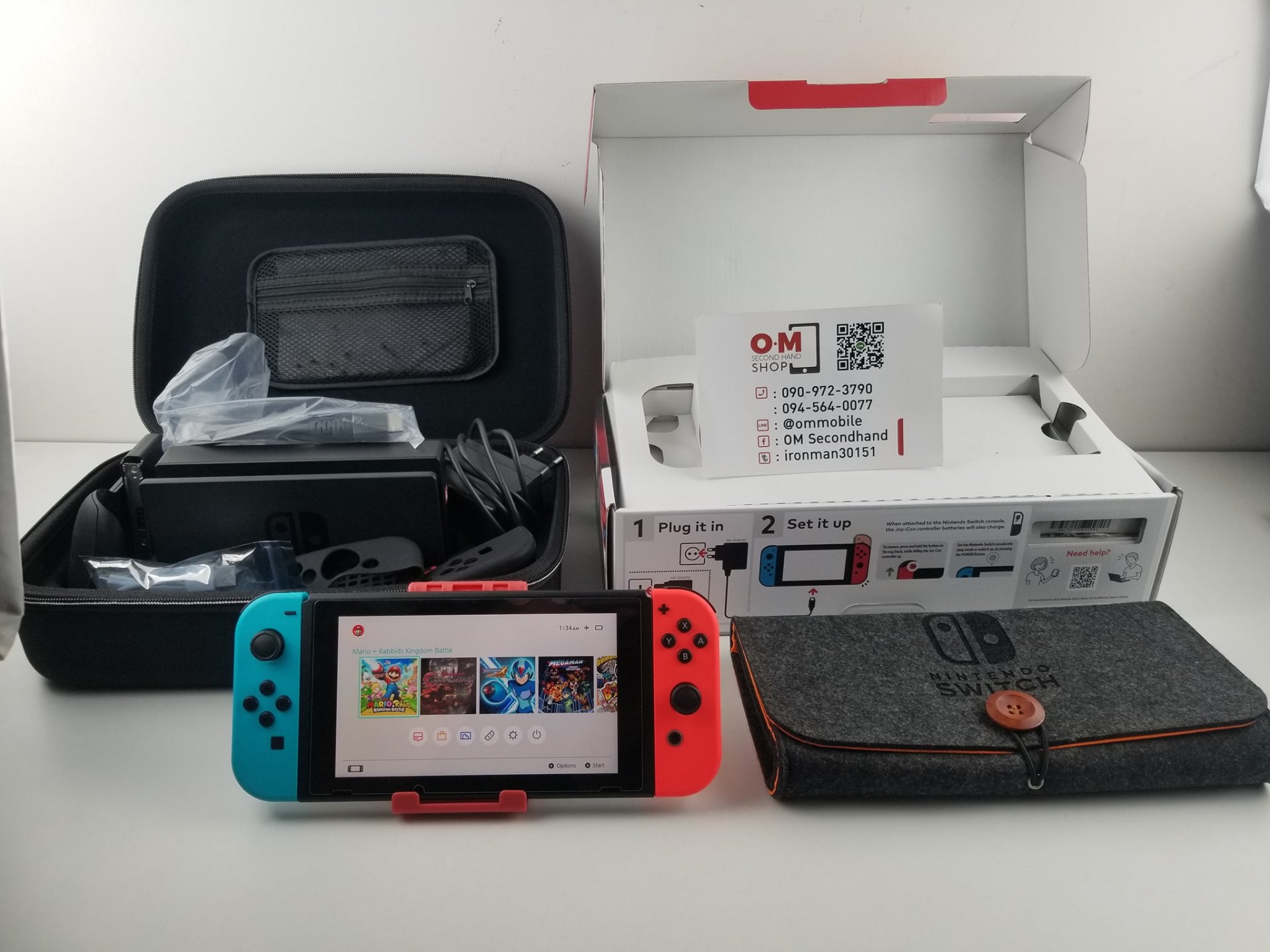 ขาย/แลก Nintendo Switch แปลง เล่นก็อปปี้ได้ สภาพสวยมาก แท้ ครบยกกล่อง เพียง 11,900 บาท ขาย/แลก Nintendo Switch แปลง เล่นก็อปปี้ได้ สภาพสวยมาก แท้ ครบยกกล่อง เพียง 11,900 บาท