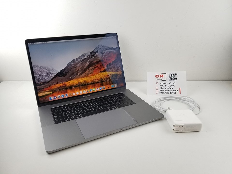ขาย/แลก Macbook Pro 15-inch 2018 Touch Bar i7 Ram16GB SSD512GB ประกันยาว สภาพสวย เพียง 69,900 บาท ขาย/แลก Macbook Pro 15-inch 2018 Touch Bar i7 Ram16GB SSD512GB ประกันยาว สภาพสวย เพียง 69,900 บาท