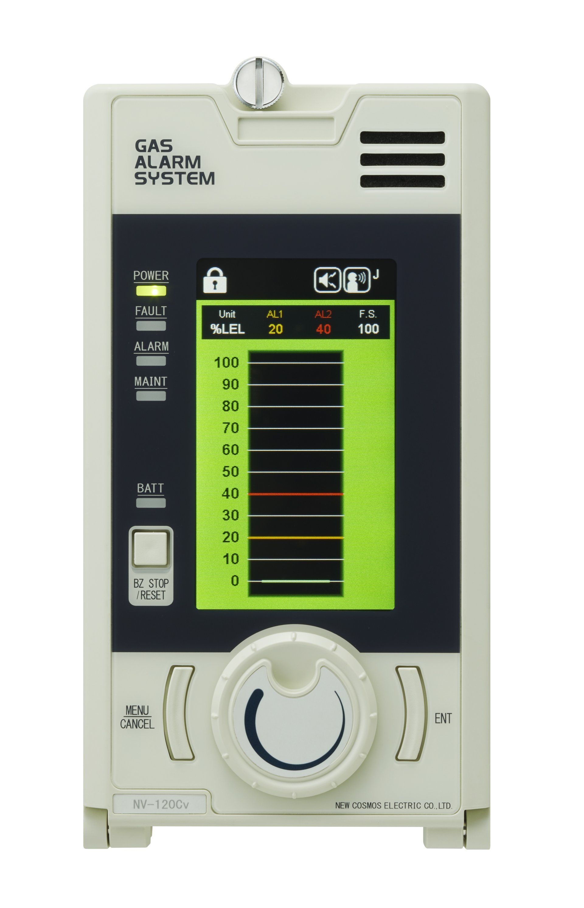 NV-120 Series เครื่องวัดแก๊สแบบติดตั้ง