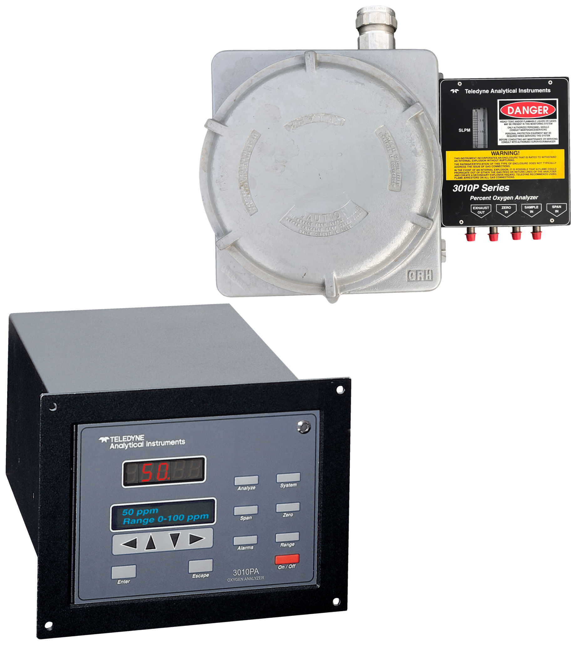 เครื่องวิเคราะห์เปอร์เซ็นต์ออกซิเจนในกระบวนการ​​ รุ่น 3010 PA (Process Percent Oxygen Analyzer​​​ Model 3010PA)