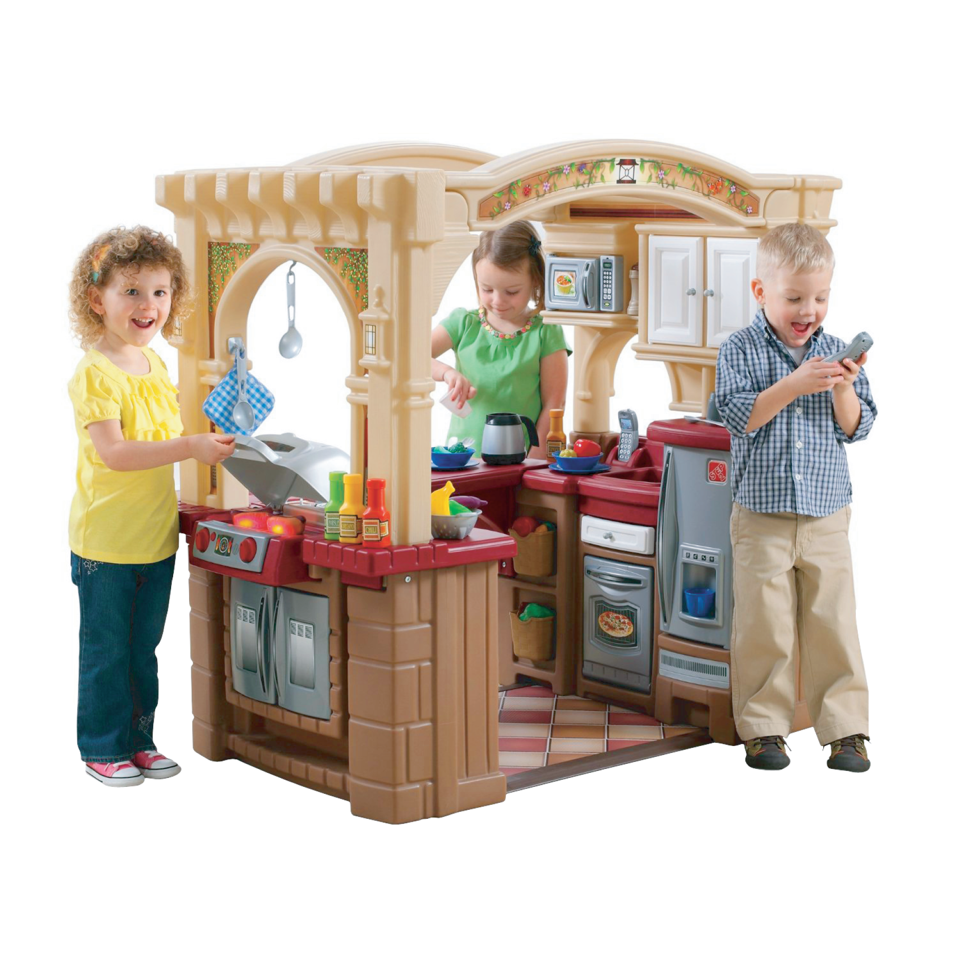 Walk in kitchen shop playset