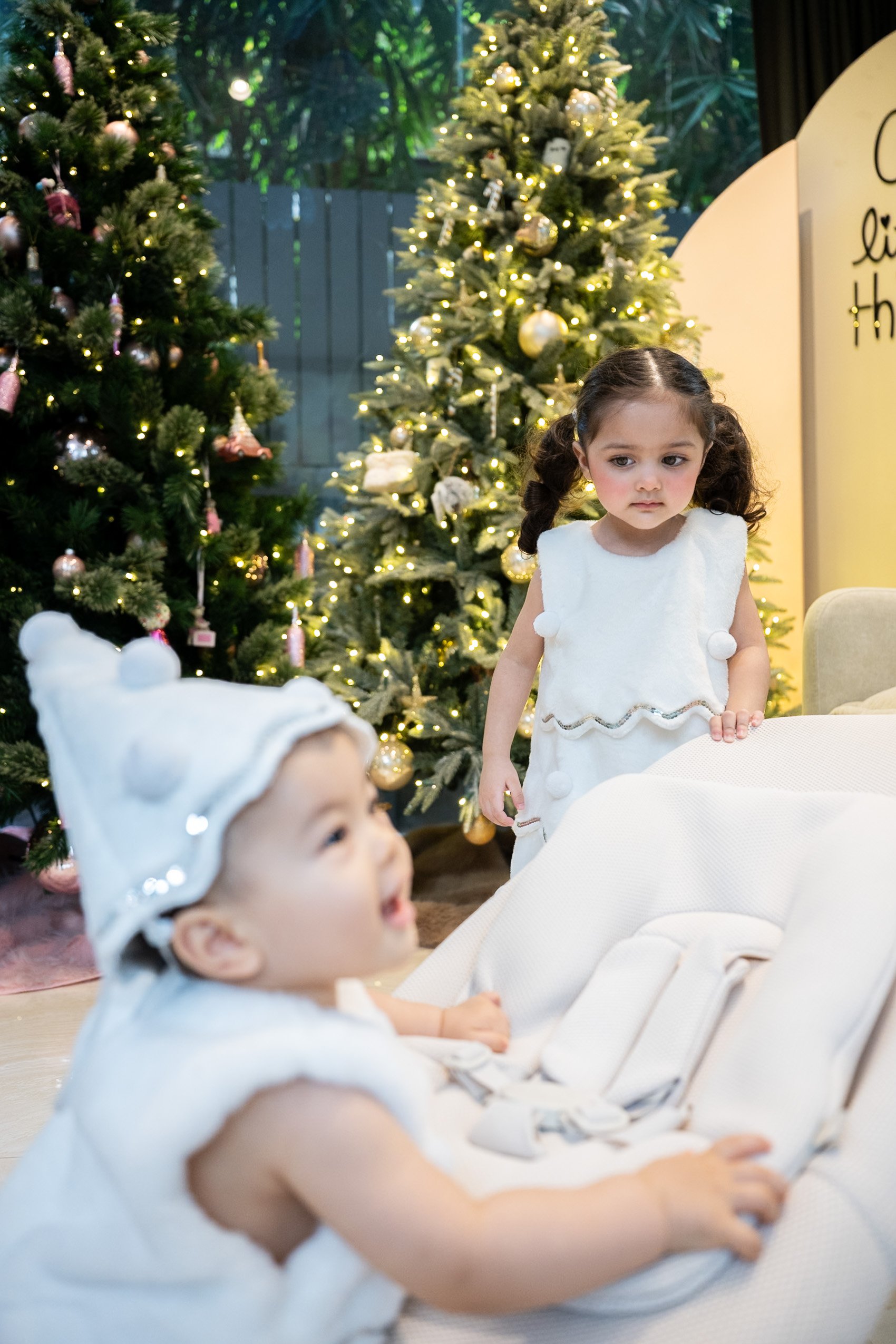 White Christmas Tree Dress