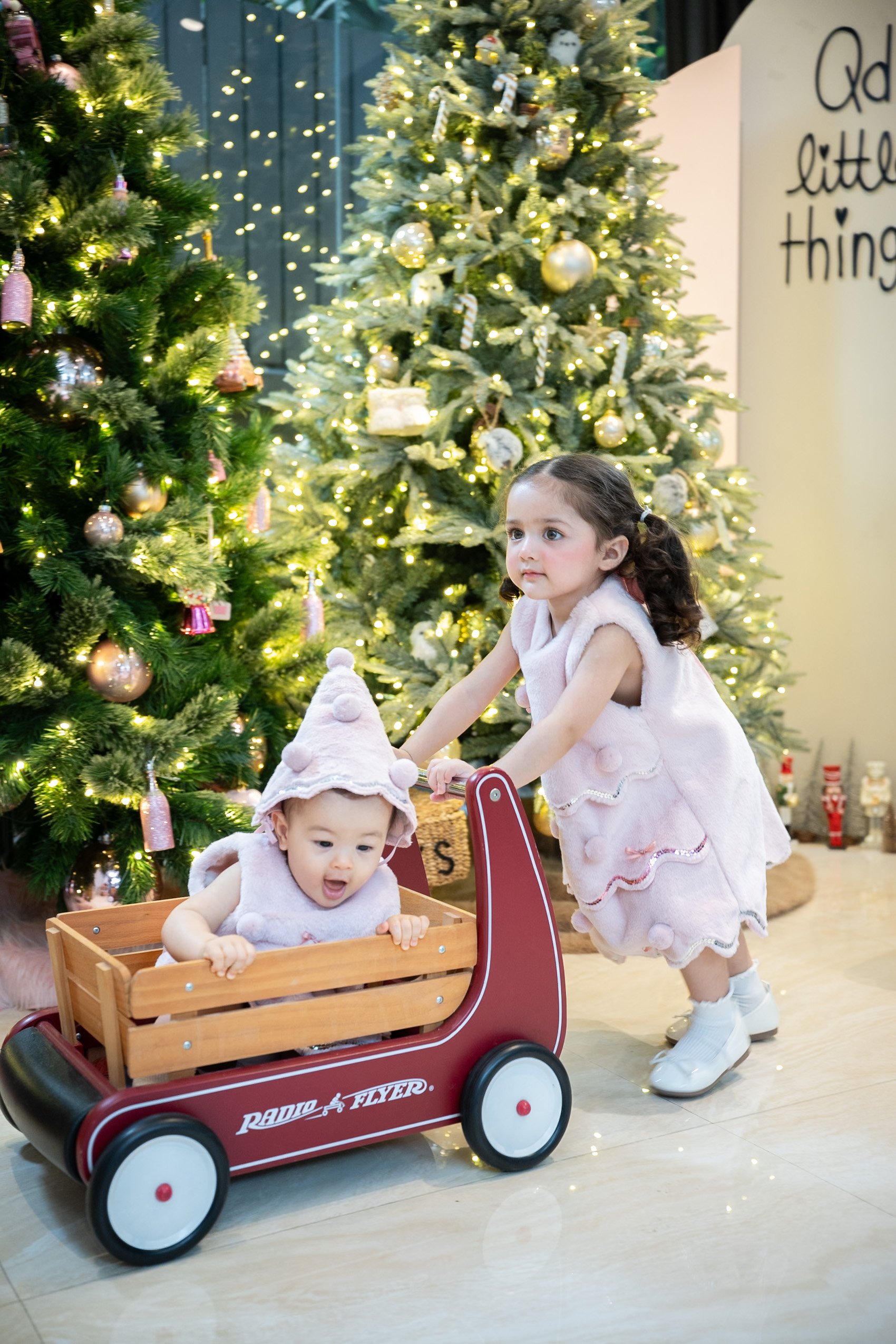 Pink Christmas Tree Dress