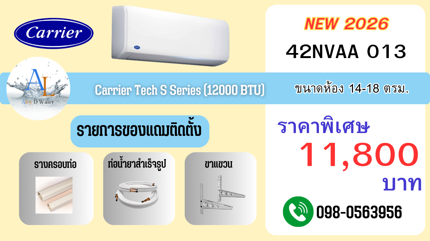 Carrier Tech V Series 12000 BTU
