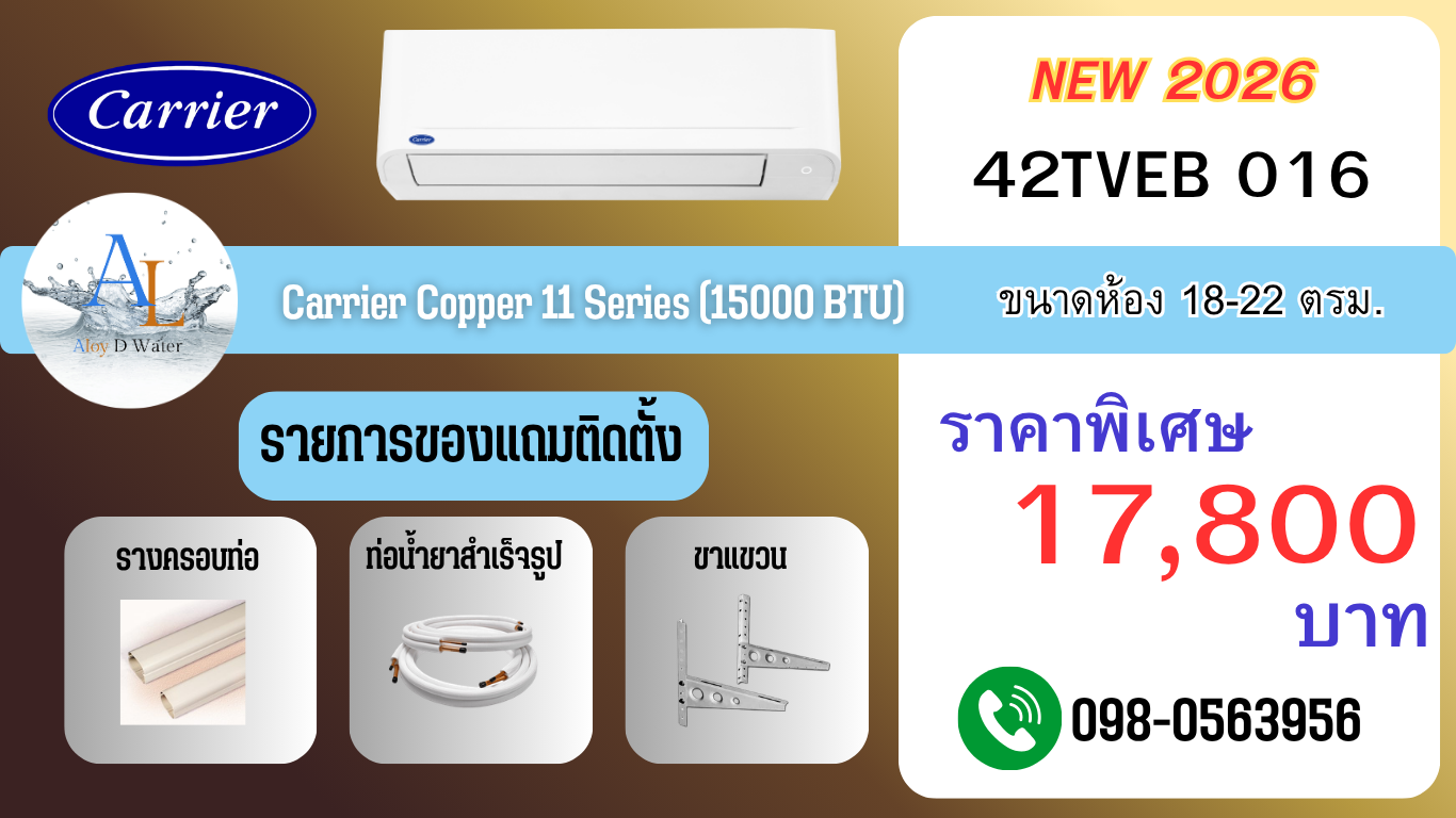 Carrier Copper 11 Series 15000 BTU