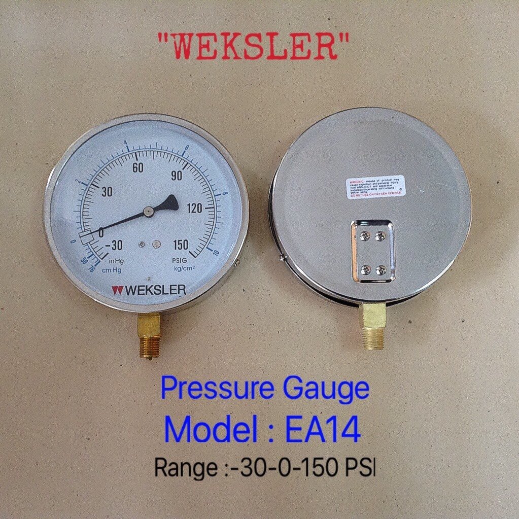 WEKSLER PRESSURE GAUGE EA14 Series