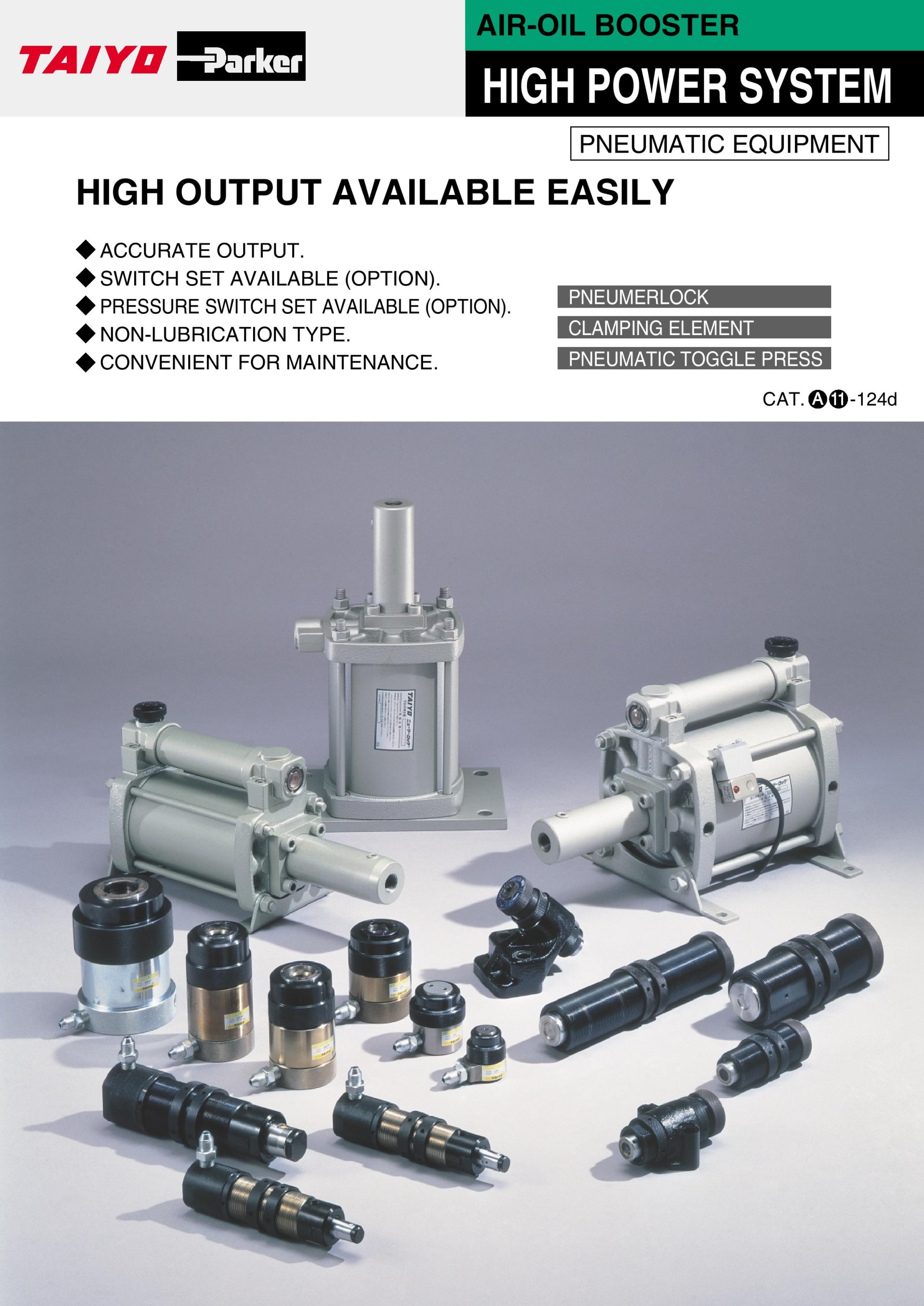 PARKER TAIYO NBH360130 CYLINDER BOOSTER