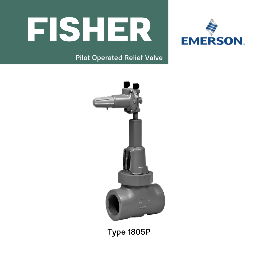 Fisher™ Type 1805P Pilot Operated Relief Valve