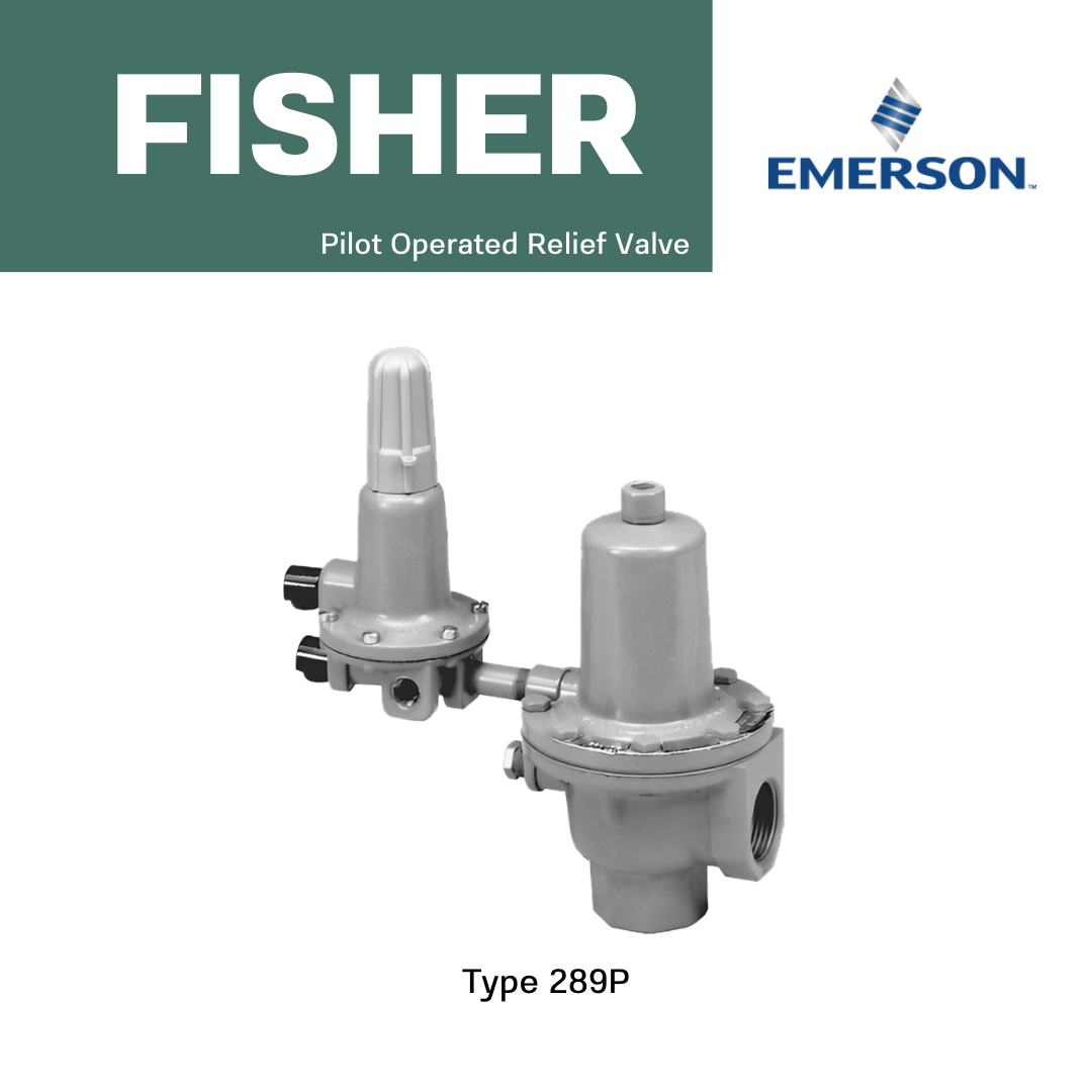 Fisher™ Type 289P Pilot Operated Relief Valve