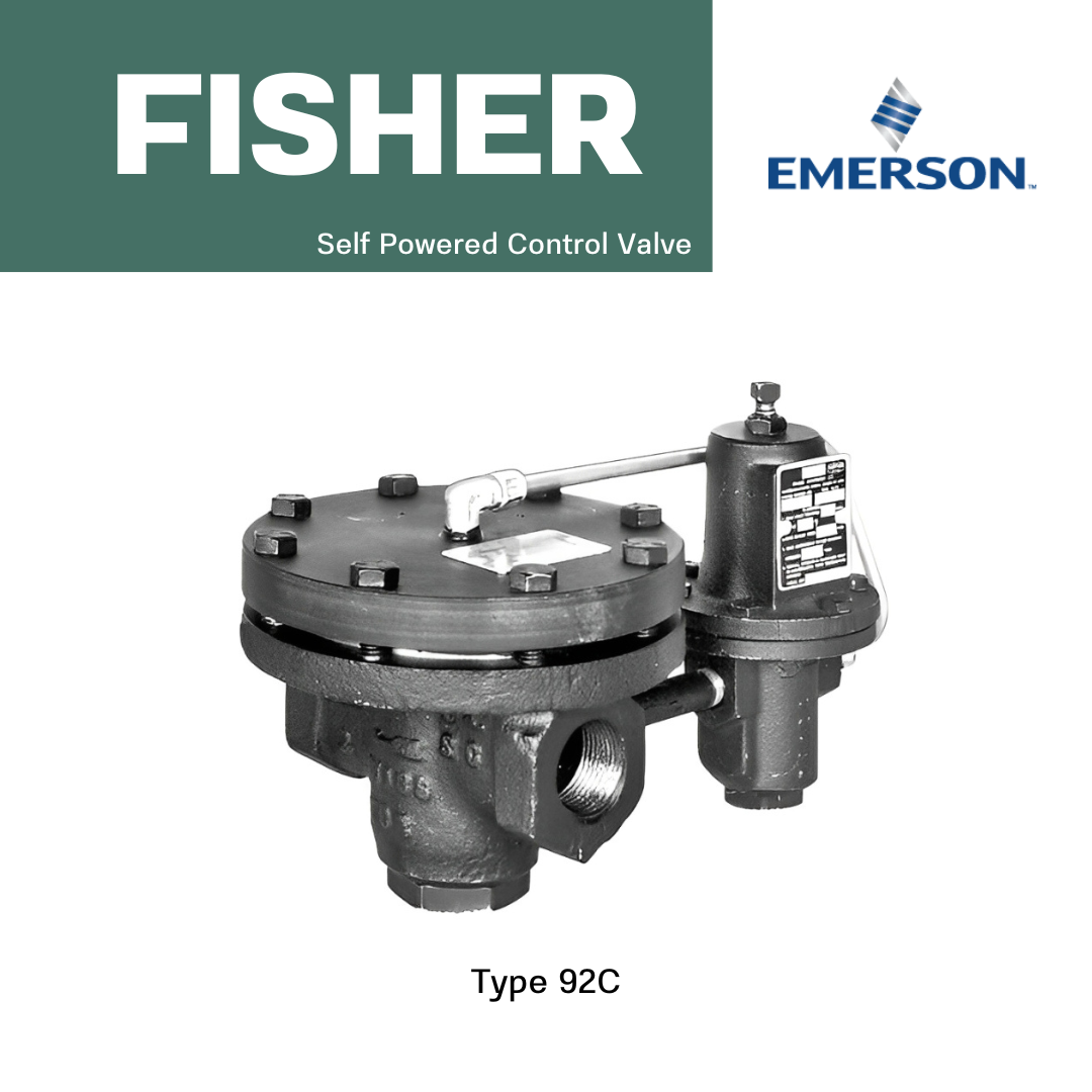 Fisher™ Type 92C Self Powered Control Valve