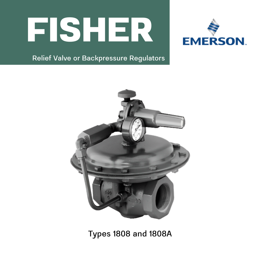 Fisher™ Types 1808 and 1808A Relief Valve