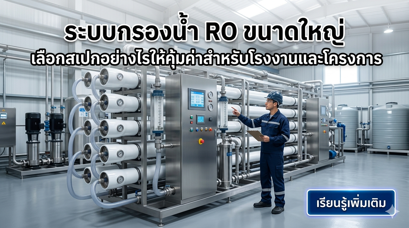 ระบบกรองน้ำ RO ขนาดใหญ่