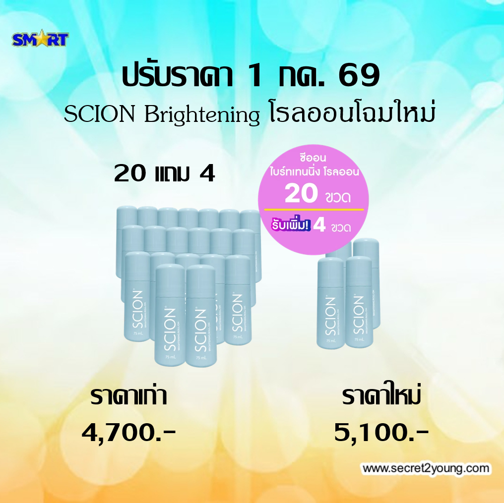 ปรับราคา นู สกิน nu skin โรลออน scion roll on 7-69.1