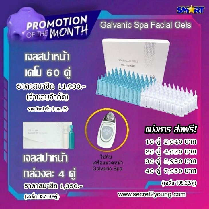 เจลสปาหน้า เดโม นูสกิน nuskin ageloc facial gel spa demo new 2