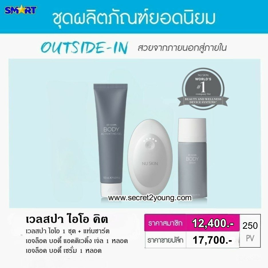 เครื่องสลายไขมัน เวลสปา ไอโอ nu skin wellspa io 001