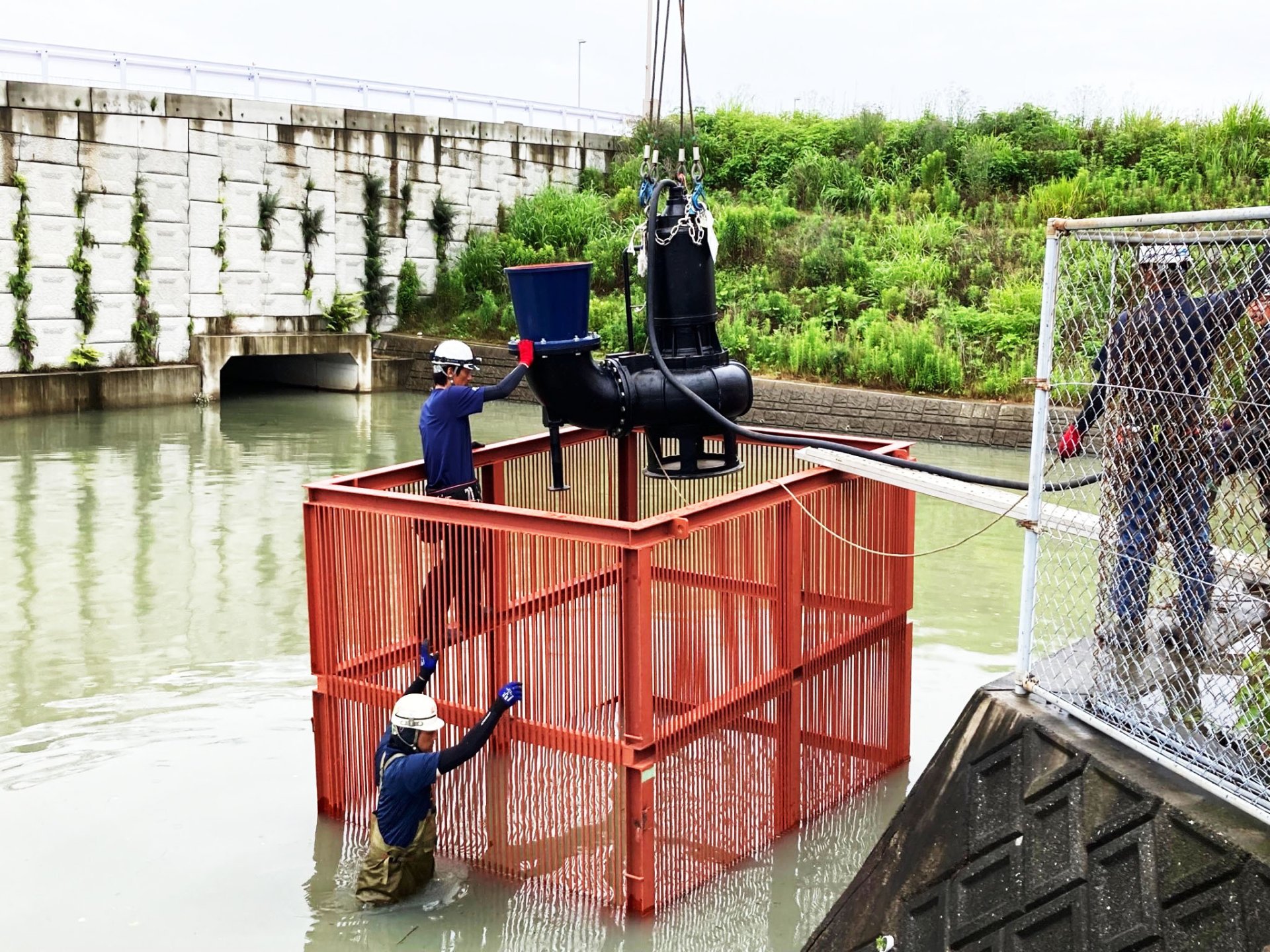 HCP Job Report 43 : Temporary Replacement for Pumping Station in Kumamoto Prefecture, Japan