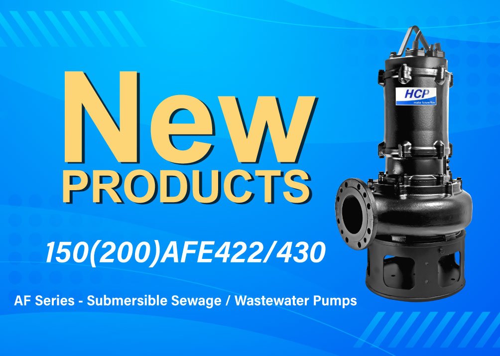 [เปิดตัวสินค้าใหม่] 150(200)AFE422/430 ปั๊มจุ่มดูดโคลน / ปั๊มสูบน้ำเสีย