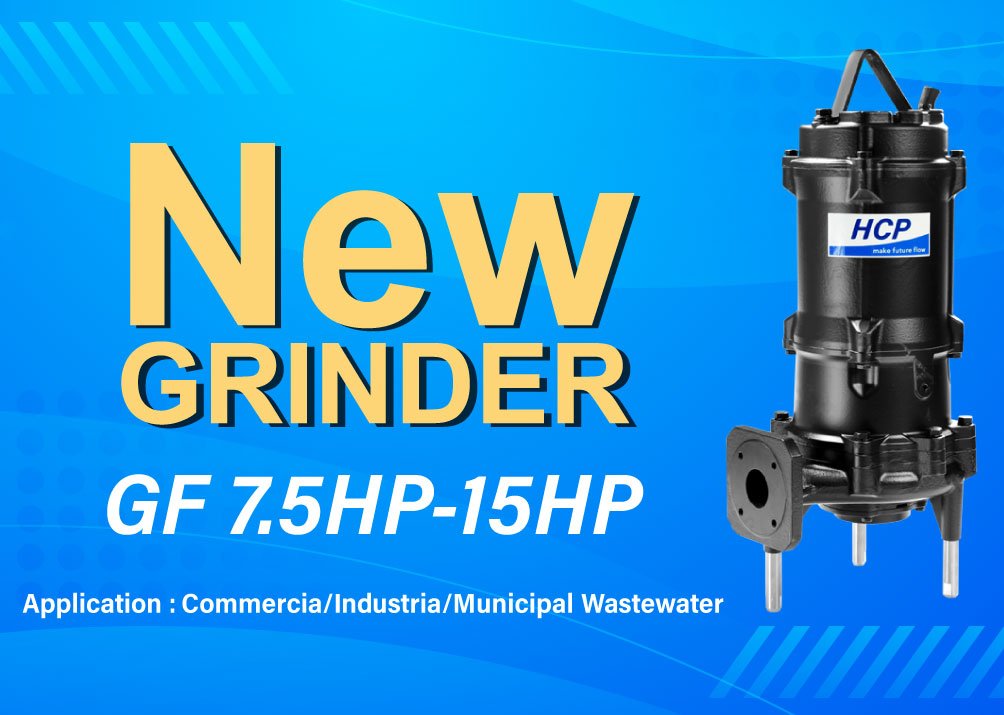 [เปิดตัวสินค้าใหม่] GF 7.5HP-15HP ปั้มจุ่มบดสิ่งของ