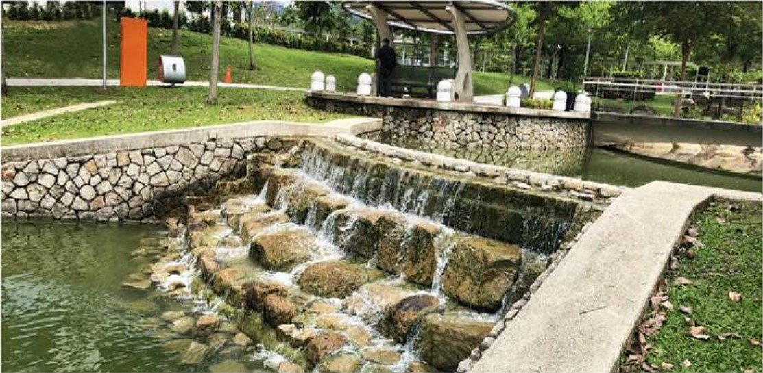 HCP Job Report 23 : Man made river and fountain of Desa Park City, Malaysia 