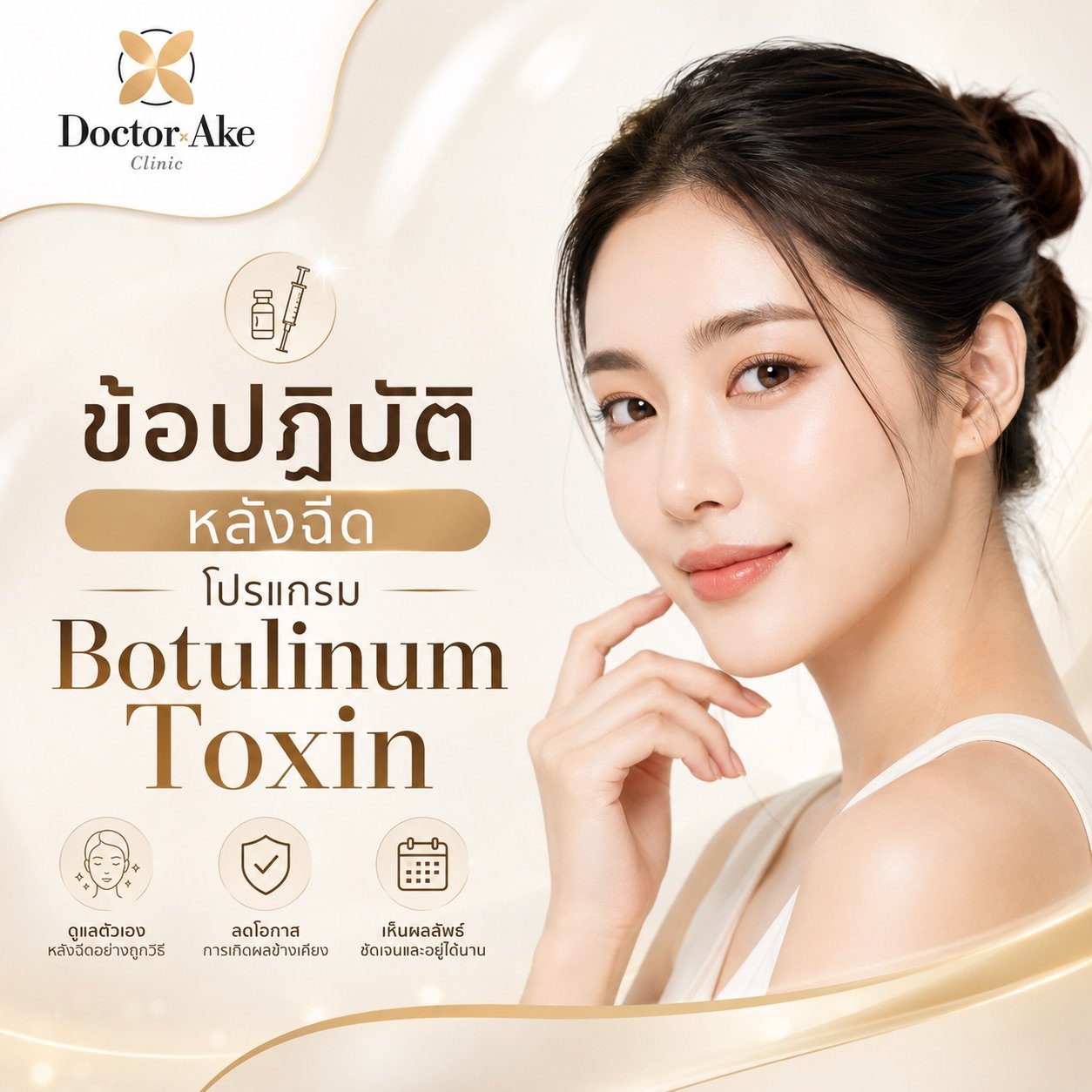 การปฏิบัติตัวหลังการทำโปรแกรมฉีด Botulinum toxin(copy)