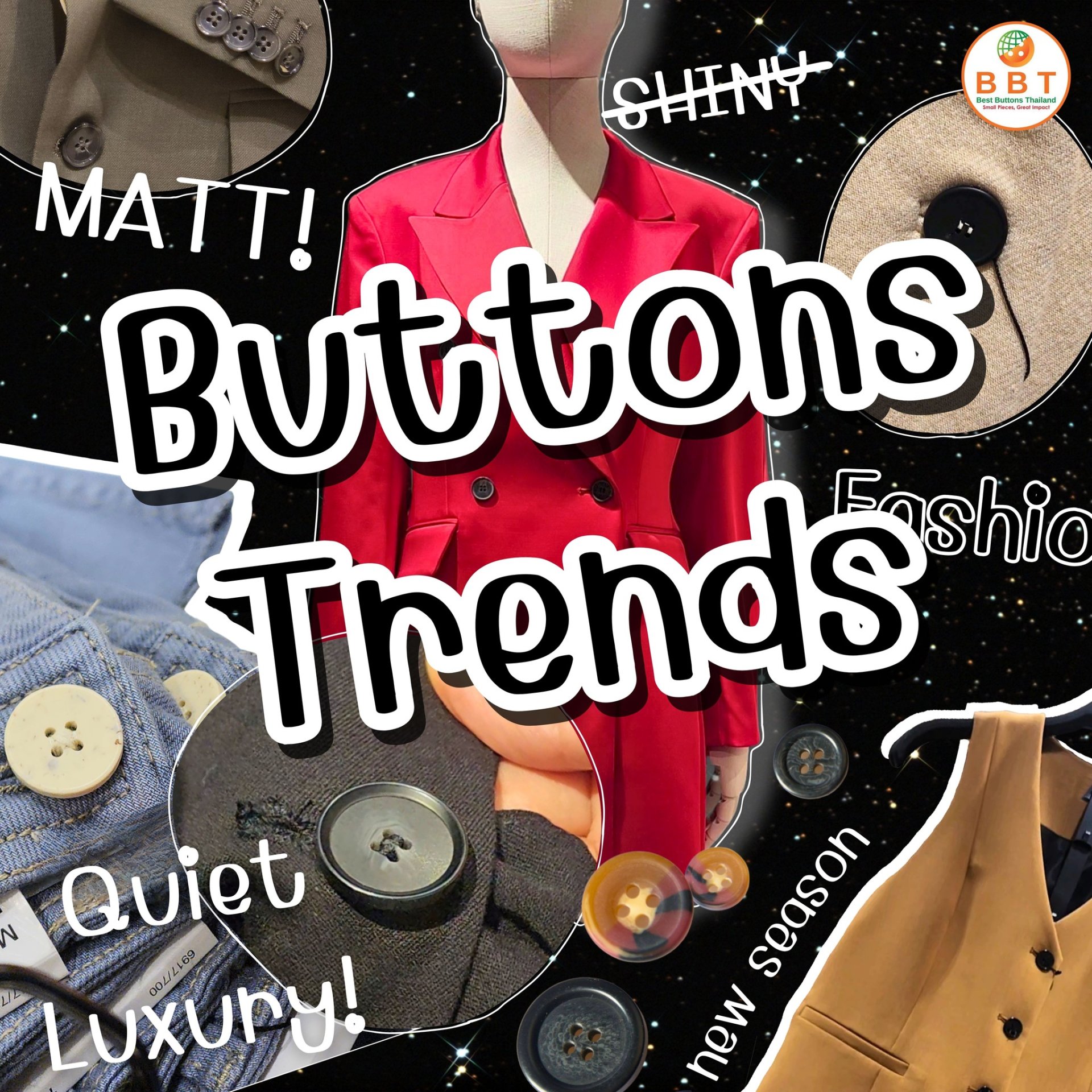 อัพเดทเทรนด์กระดุม! อัพเดทเทรนด์กระดุม!