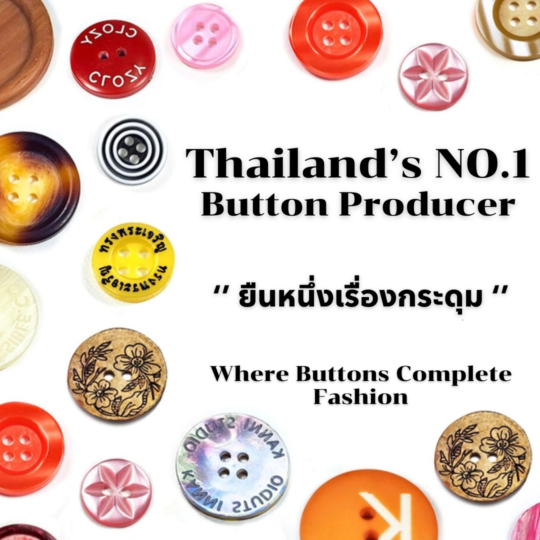 Custom Logo Button Manufacturer  OEM Factory in Thailand