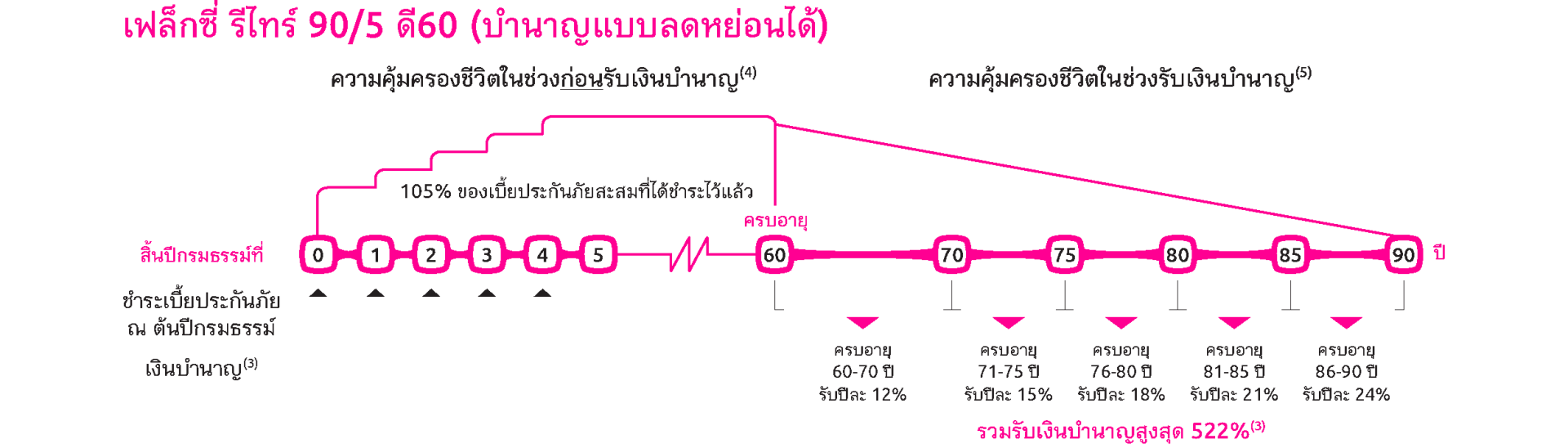 Flexi Retire 90/5 D60