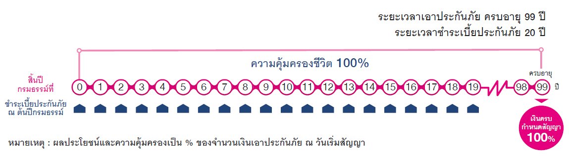 สรุปผลประโยชน์ความคุ้มครอง Smart Protection 99/20