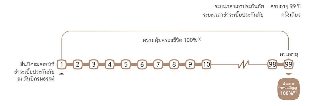 อินโฟผลประโยชน์ Premier Legacy 99/1 (แบบเงินเวนคืนคงที่)