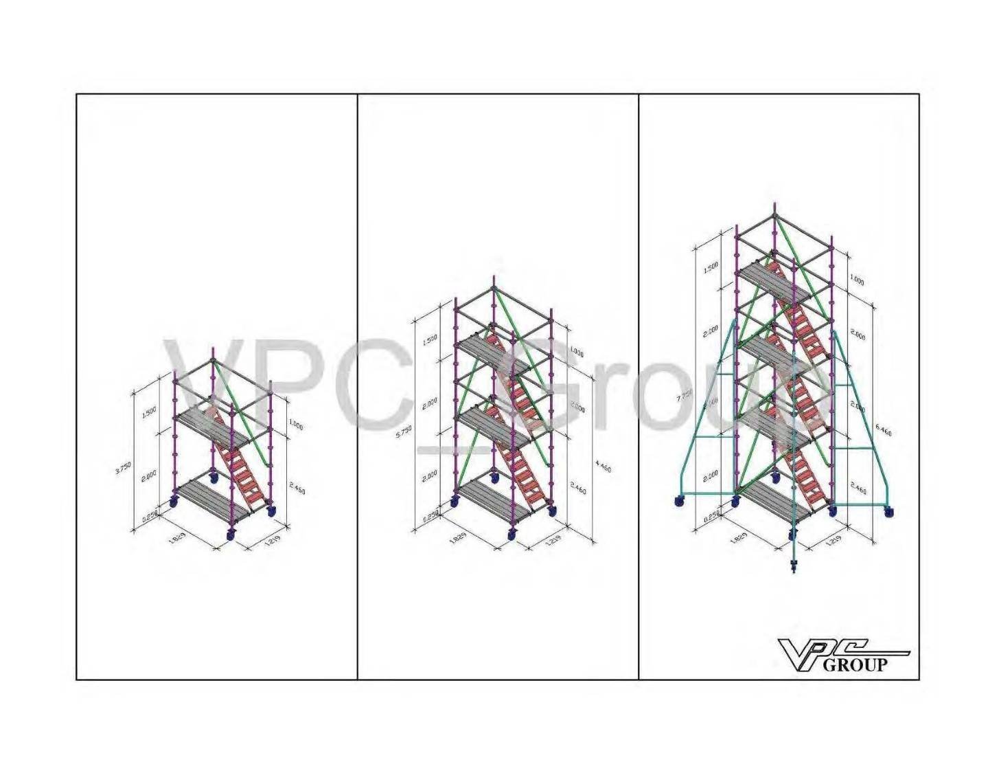 นั่งร้านระบบลิ่มล็อก Ringlock Scaffolding