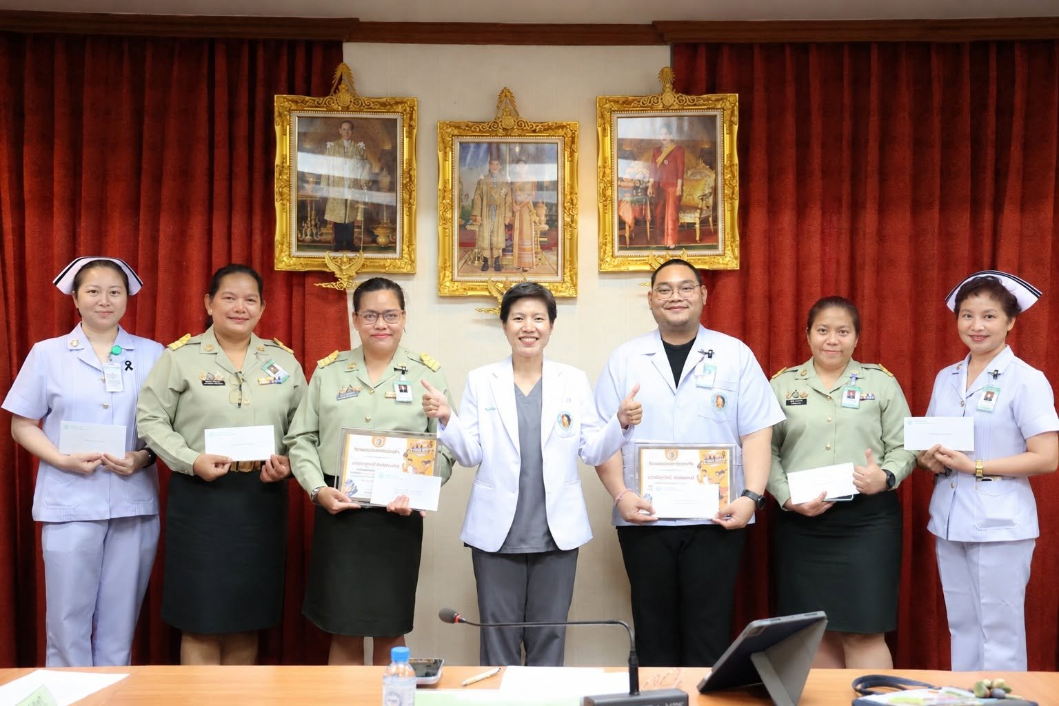 โรงพยาบาลทหารผ่านศึก มอบรางวัล บุคลากรต้นแบบ ด้านการดูแลสุขภาพ เพราะสุขภาพของ "ผู้ดูแล" คือสิ่งสำคัญที่สุด 