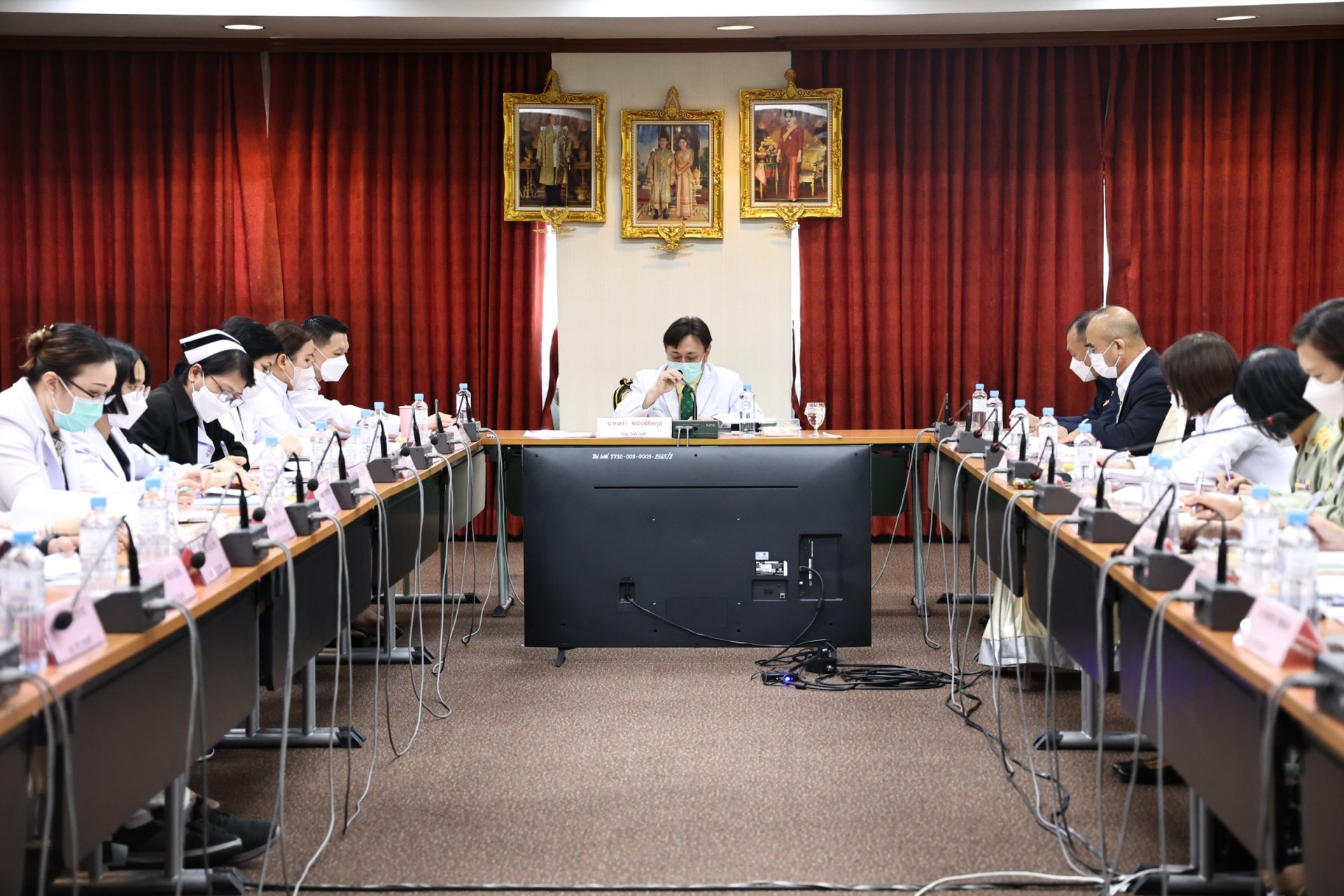 โรงพยาบาลทหารผ่านศึก จัดการประชุมหัวหน้าหน่วยขึ้นตรงของโรงพยาบาล จำนวน ๑๖ หน่วยงาน เพื่อรับทราบผลการดำเนินงาน และร่วมกันแก้ไขปัญหาขัดข้องในการปฏิบัติงานประจำเดือนมิถุนายน ๒๕๖๖ โรงพยาบาลทหารผ่านศึก จัดการประชุมหัวหน้าหน่วยขึ้นตรงของโรงพยาบาล จำนวน ๑๖ หน่วยงาน เพื่อรับทราบผลการดำเนินงาน และร่วมกันแก้ไขปัญหาขัดข้องในการปฏิบัติงานประจำเดือนมิถุนายน ๒๕๖๖