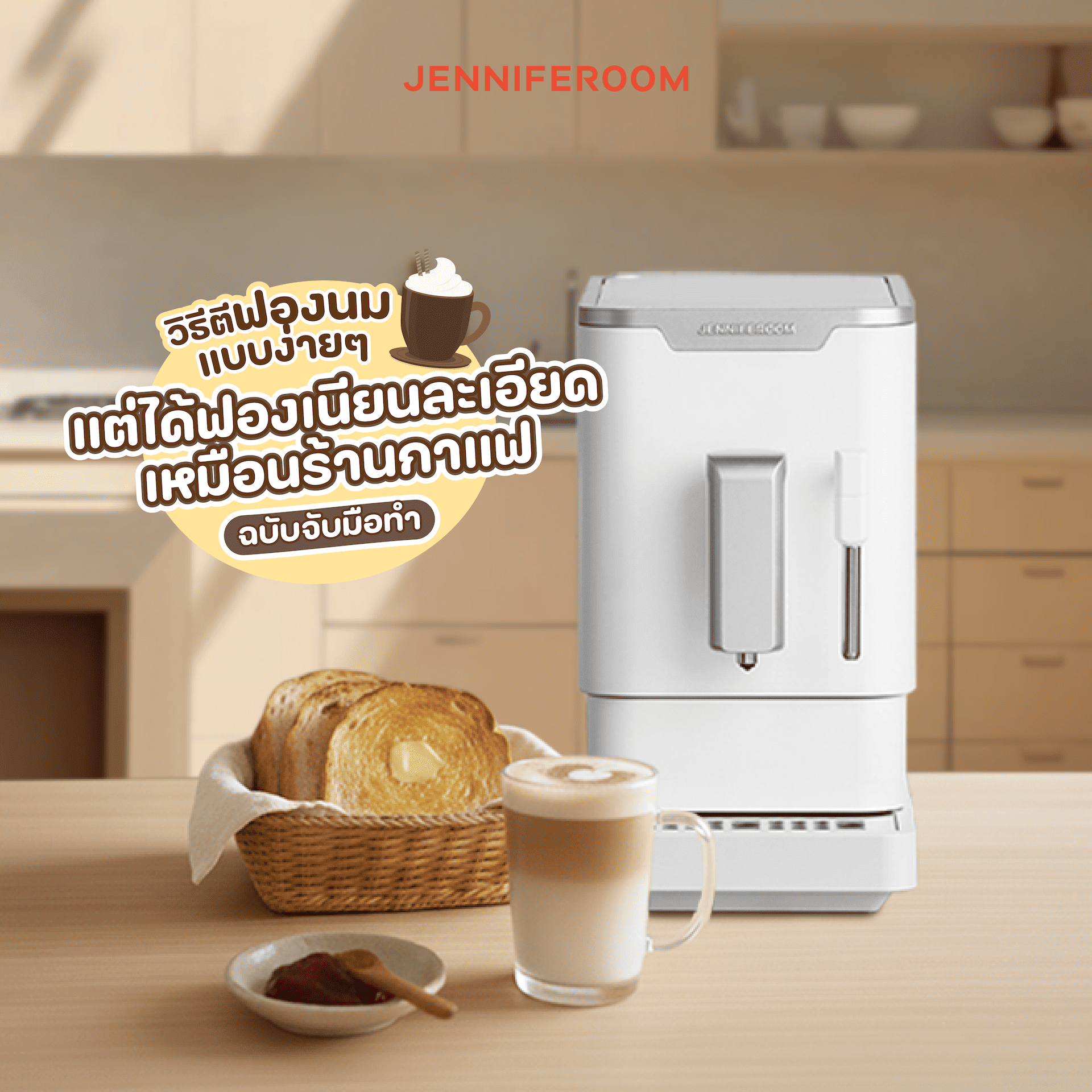 วิธีตีฟองนมแบบง่าย ๆ แต่ได้ฟองเนียน