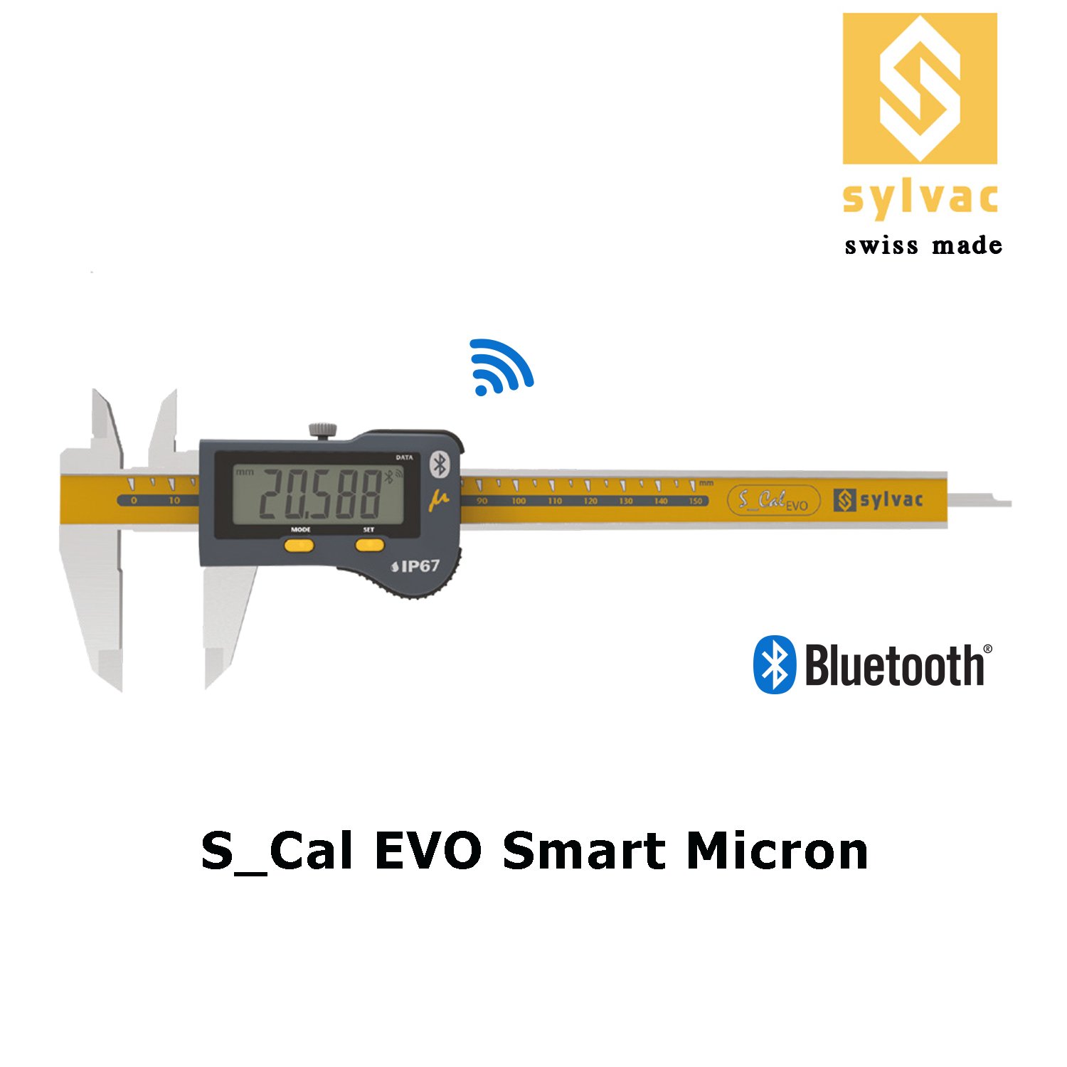 "SYLVAC" คาลิปเปอร์ รุ่น S_Cal EVO Smart Micron