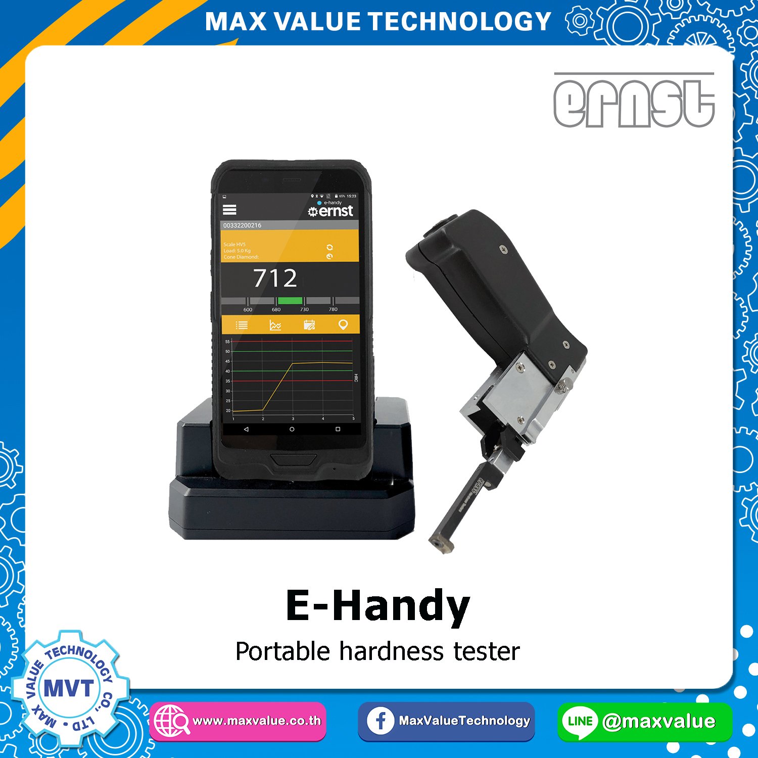 Ed Handy Machine e-handy - Portable hardness Tester