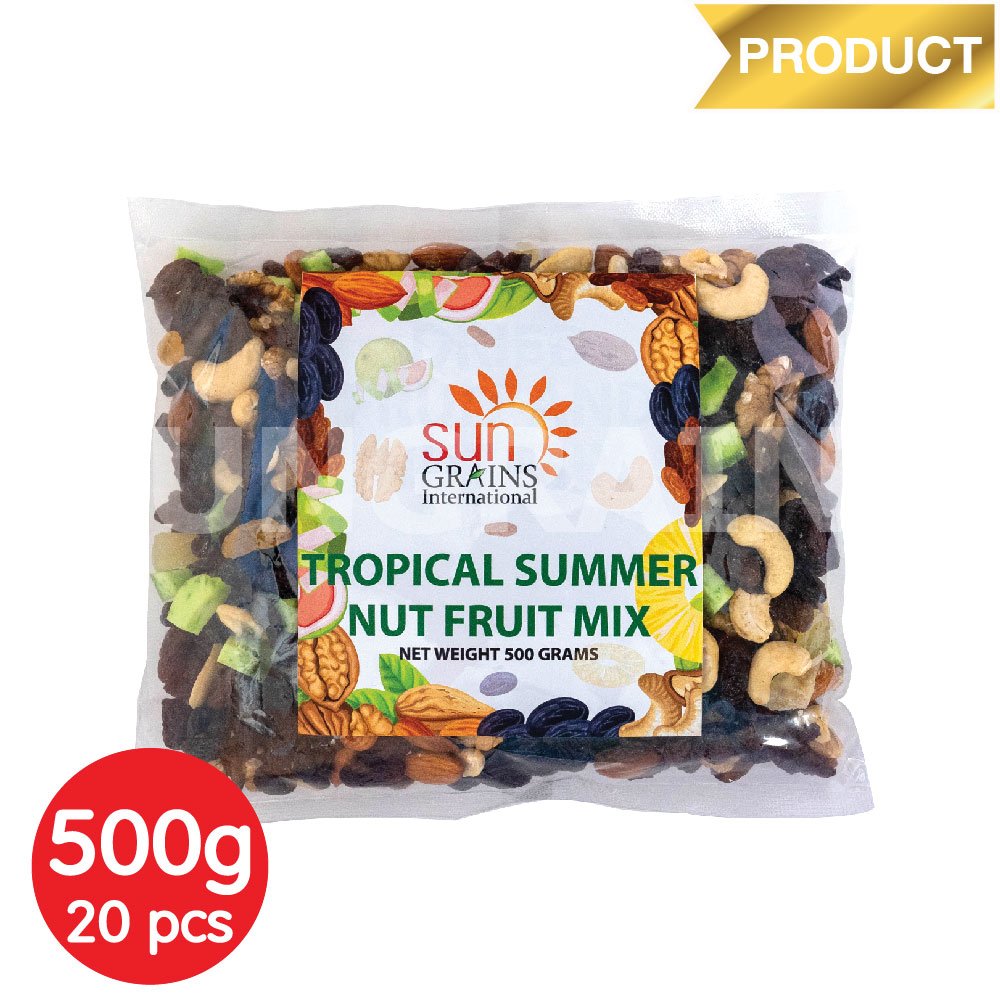 TROPICAL SUMMER NUT FRUIT MIX sungrainsinternational