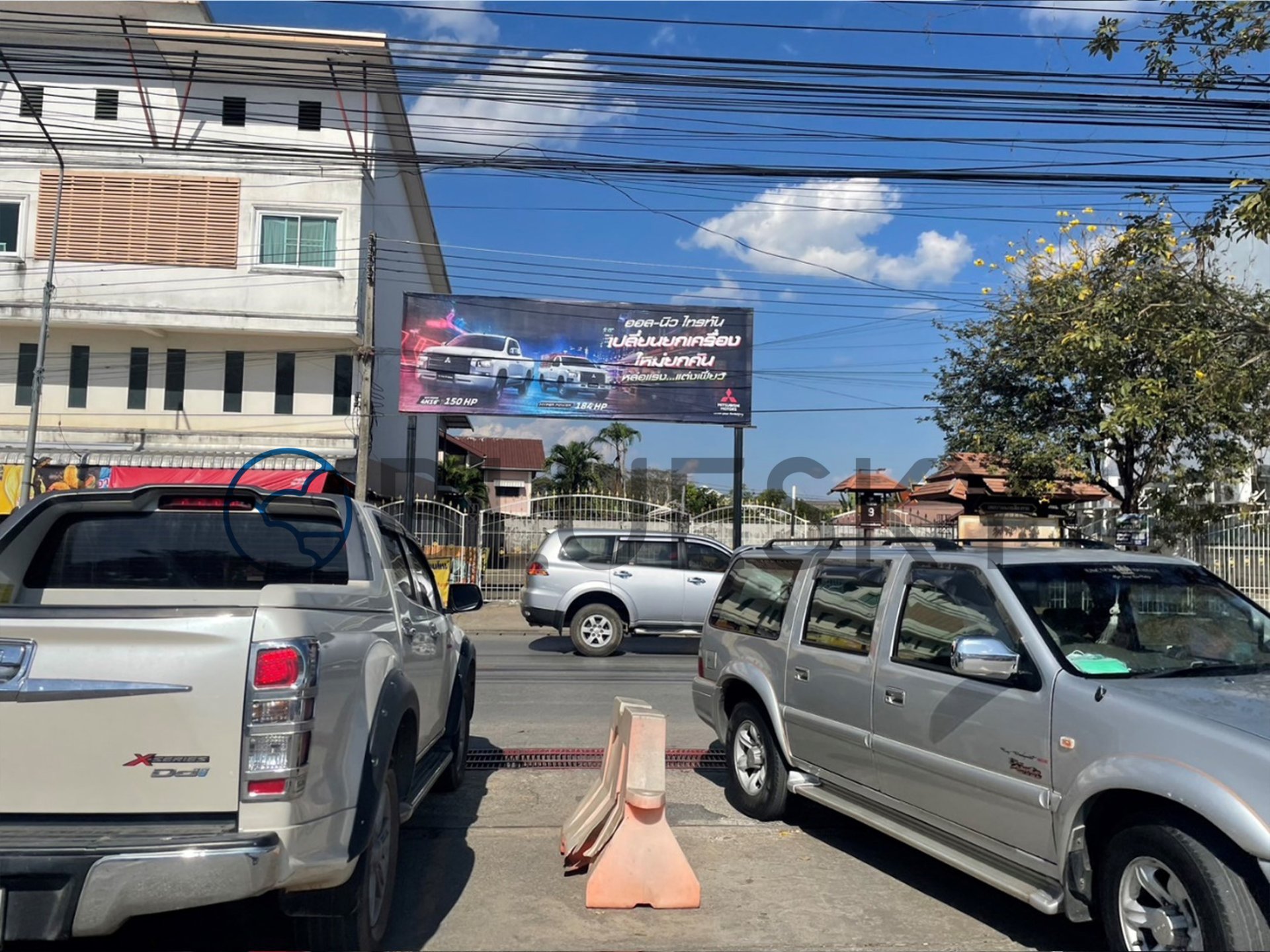 Bluesky Billboard ป้ายตลาดบ้านใหม่ จ.เชียงราย