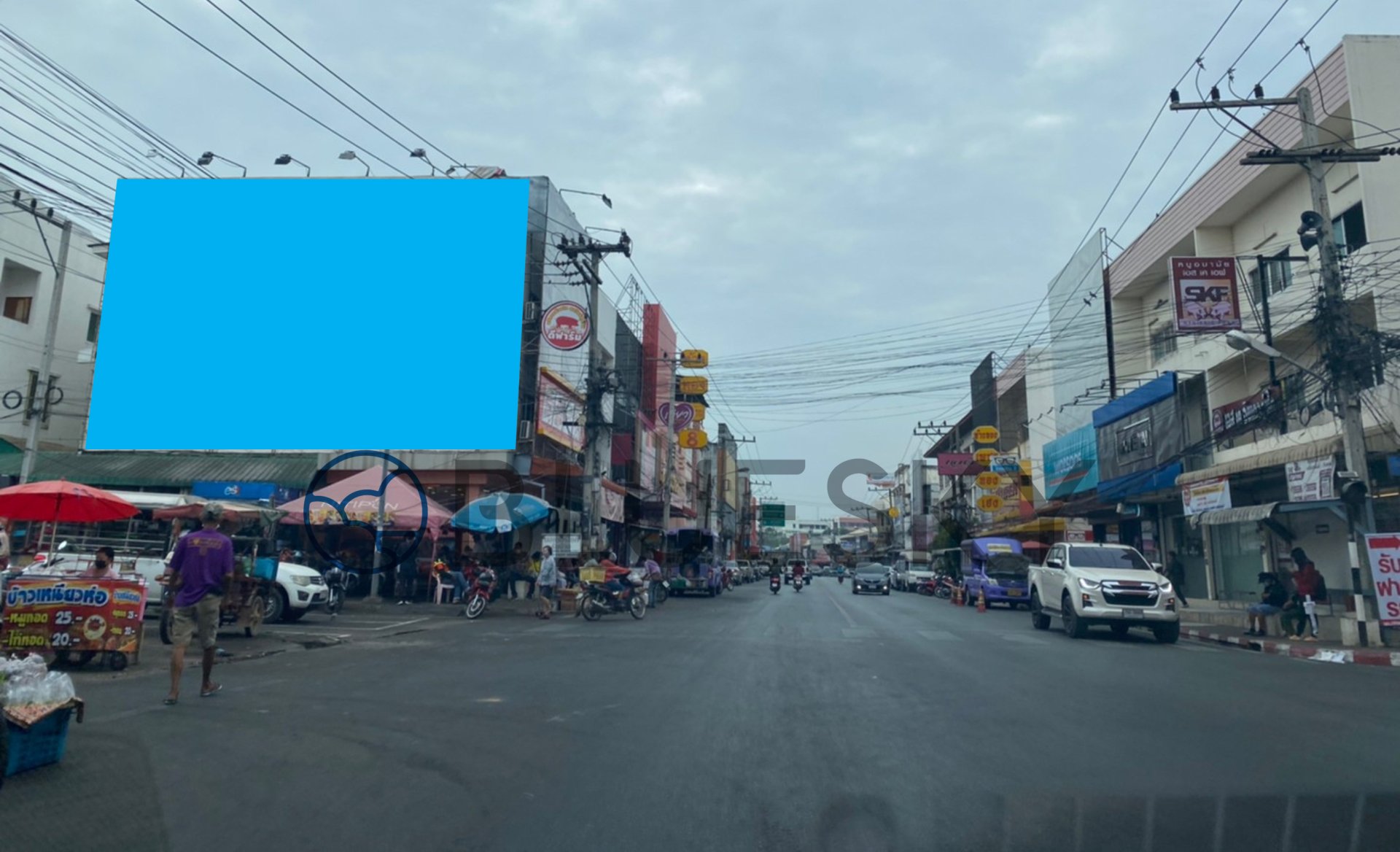 Billboard ป้ายจังหวัดพิษณุโลก ป้ายป้ายหน้าทางเข้าตลาดพิษณุโลกร่วมใจ (ตลาดเทศบาล 6)