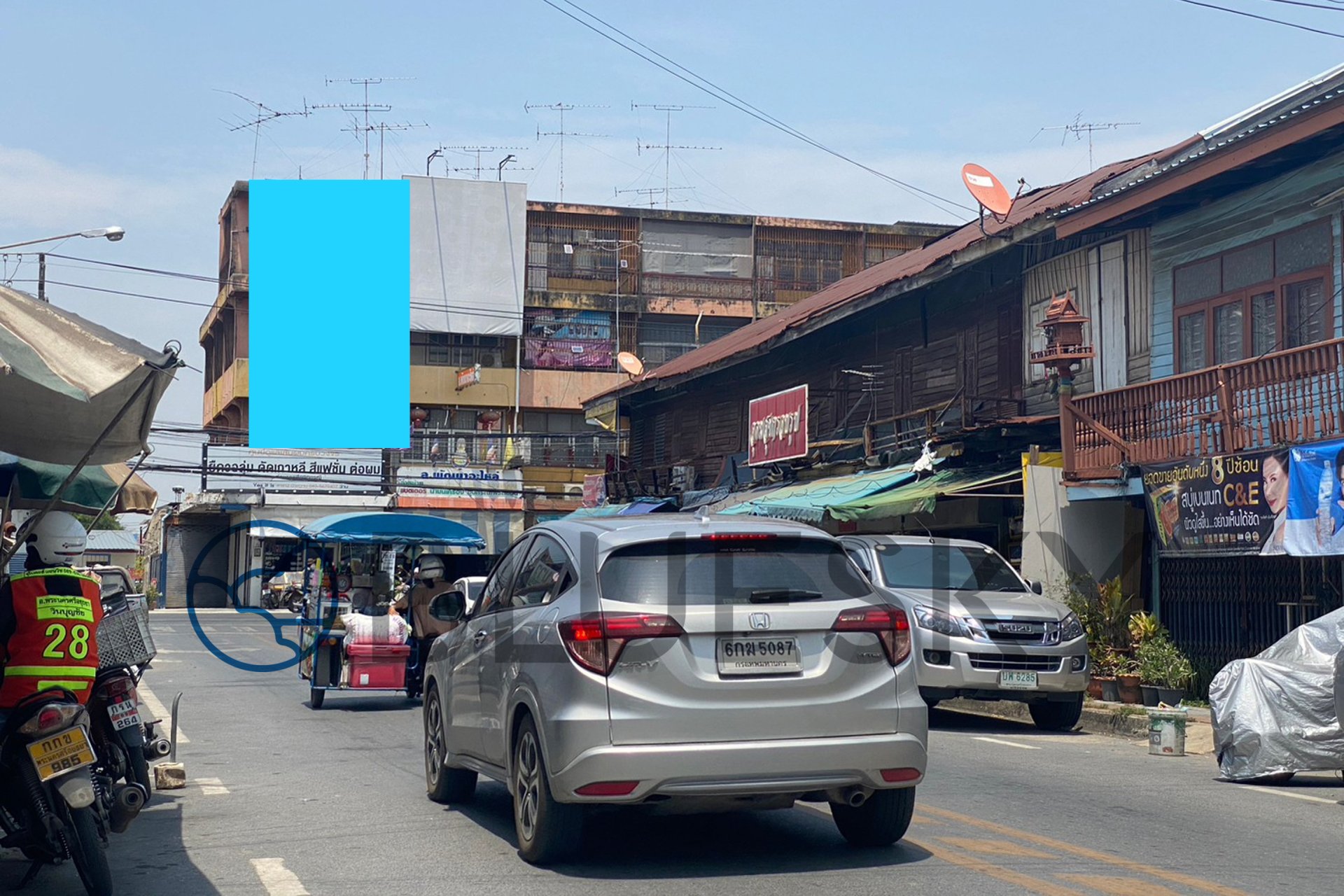 Bluesky Billboard ป้าย Billboard ตลาดเจ้าพรหม จ.พระนครศรีอยุธยา