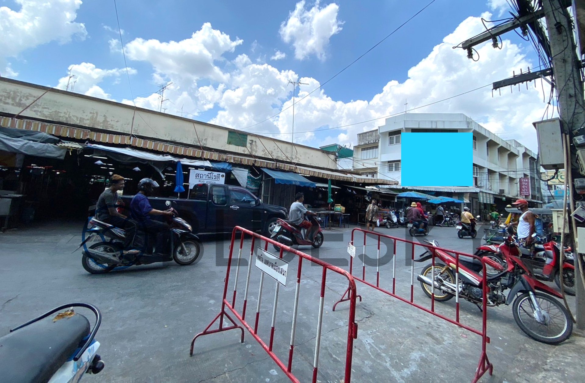 Bluesky Billboard ป้าย Billboard ตลาดสดเทศบาลเมืองเสนา (ตลาดบ้านแพน) จ.อยุธยา