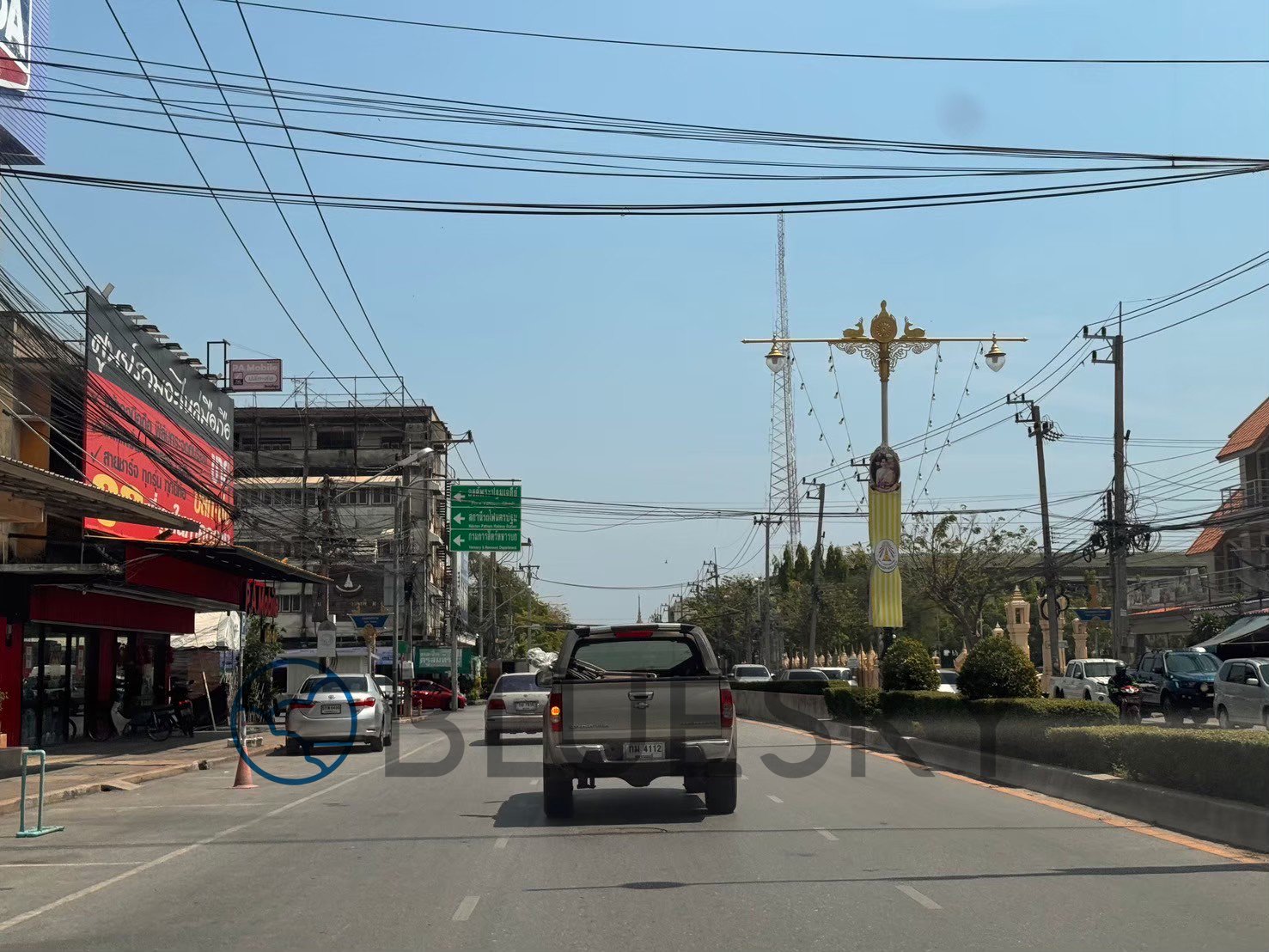 Bluesky Billboard ป้าย Billboard ป้ายตลาดเทศบาล 1 มุ่งหน้าไปองค์พระปฐมเจดีย์  จ.นครปฐม