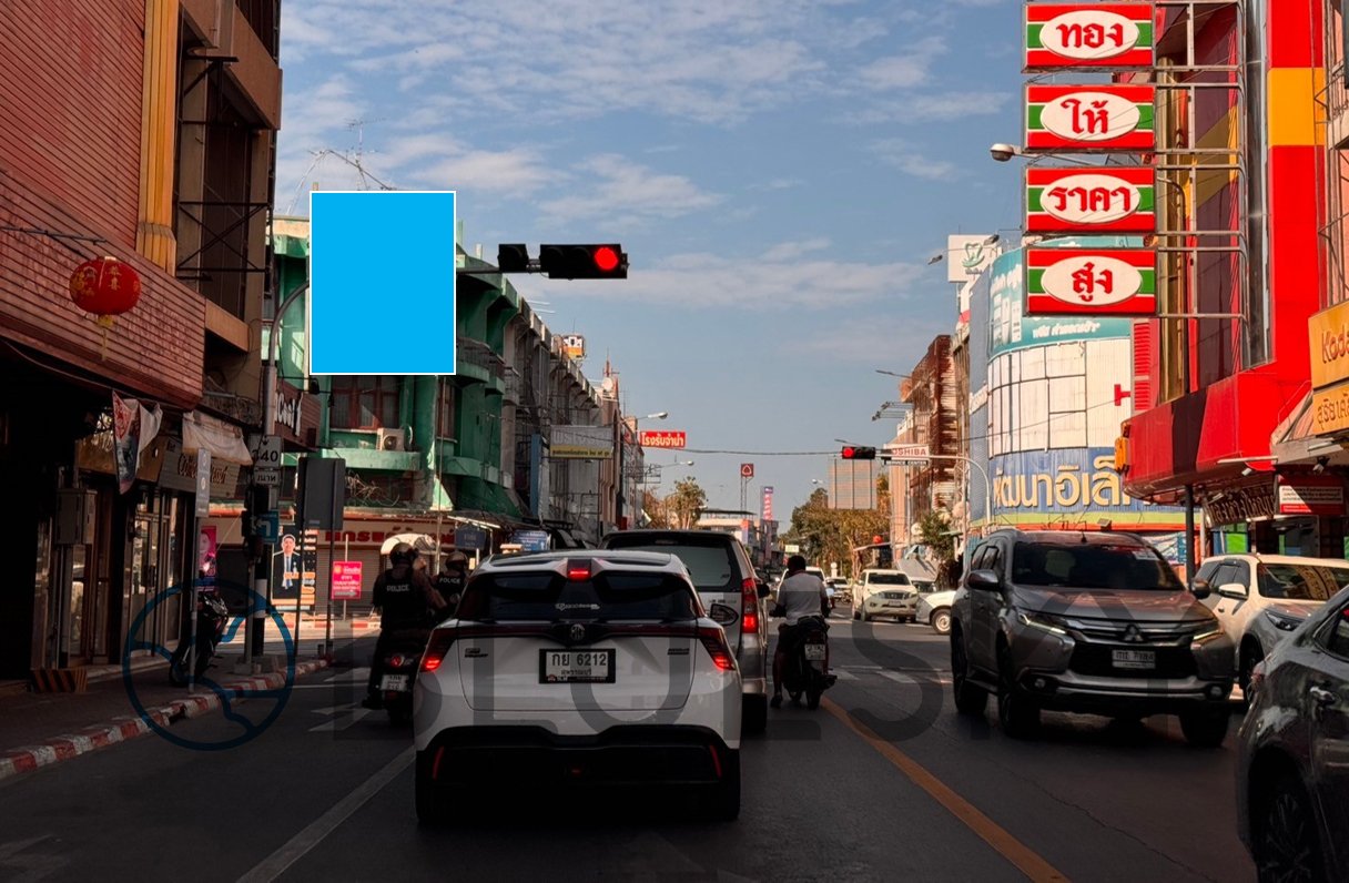 Bluesky Billboard ป้าย Billboard สี่แยกถนนพระพันวษา – ถนนขุนไกร (มุ่งหน้าตลาดเทศบาล 3)