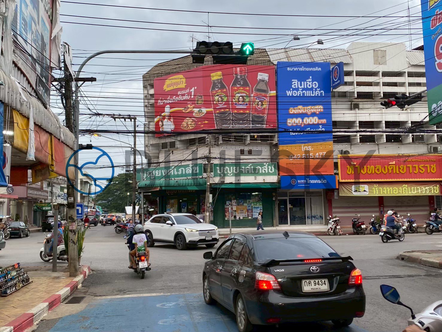 Bluesky Billboard ป้าย Billboard ตลาดเทศบาลเมืองเลย สี่แยกถนนเจริญรัฐ (ฝั่งขาเข้า) จ.เลย