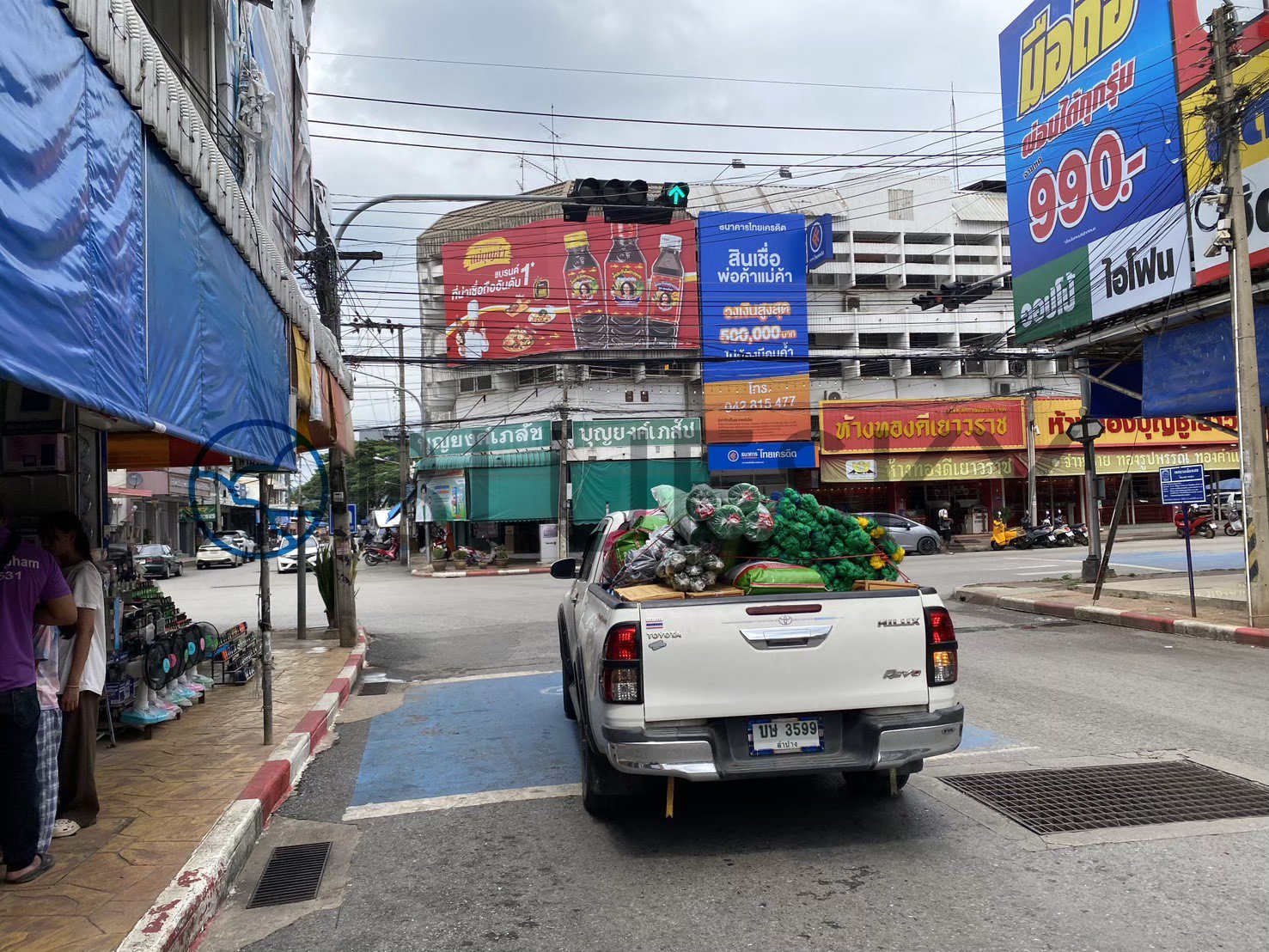 Bluesky Billboard ป้าย Billboard ตลาดเทศบาลเมืองเลย สี่แยกถนนเจริญรัฐ (ฝั่งขาเข้า) จ.เลย