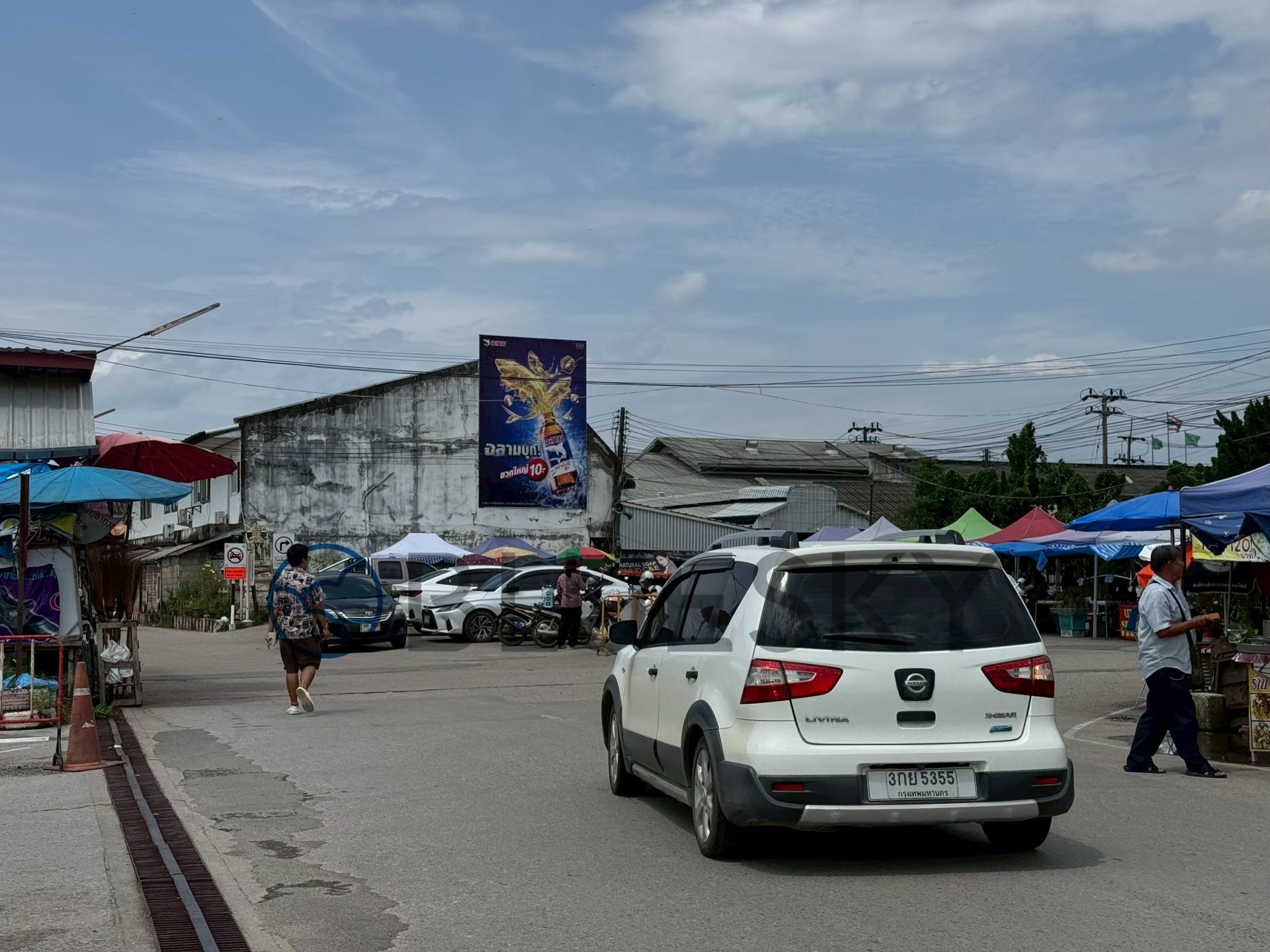 Billboard ป้ายจังหวัดเชียงราย ตลาดบ้านดู่