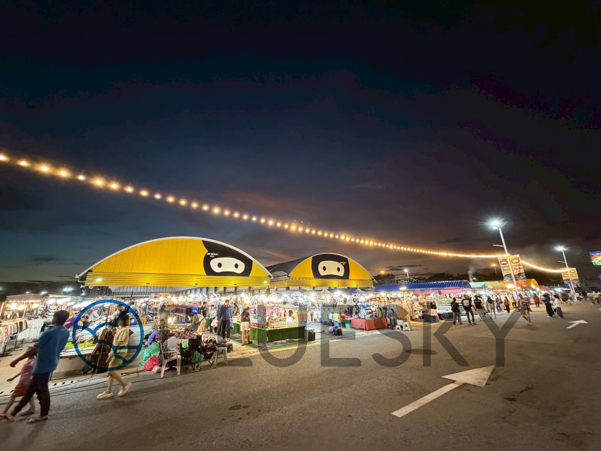 Bluesky Billboard ป้าย Billboard  ตลาดนินจา จ.ชลบุรี